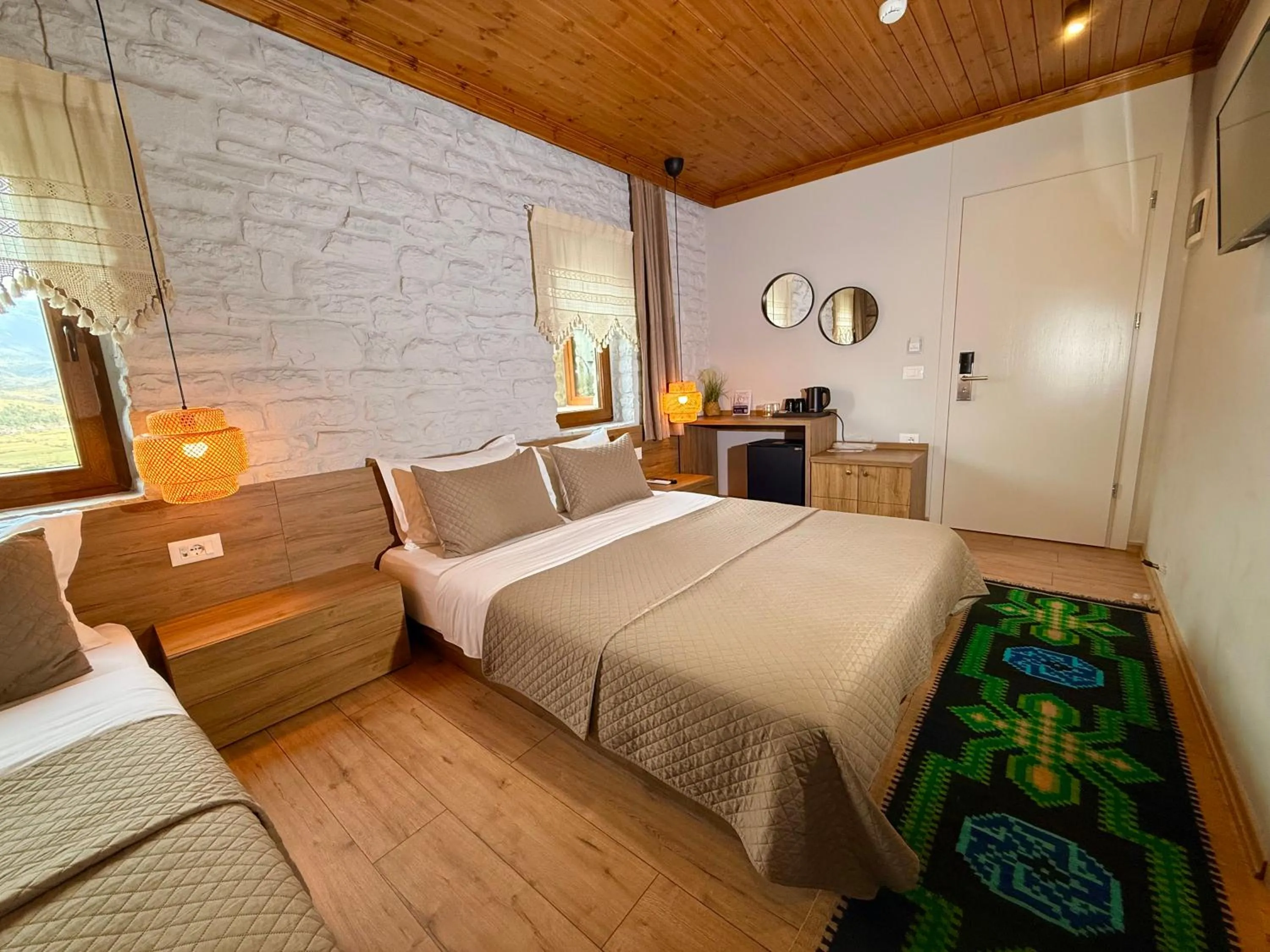 Bed in The Stone Sky Hotel