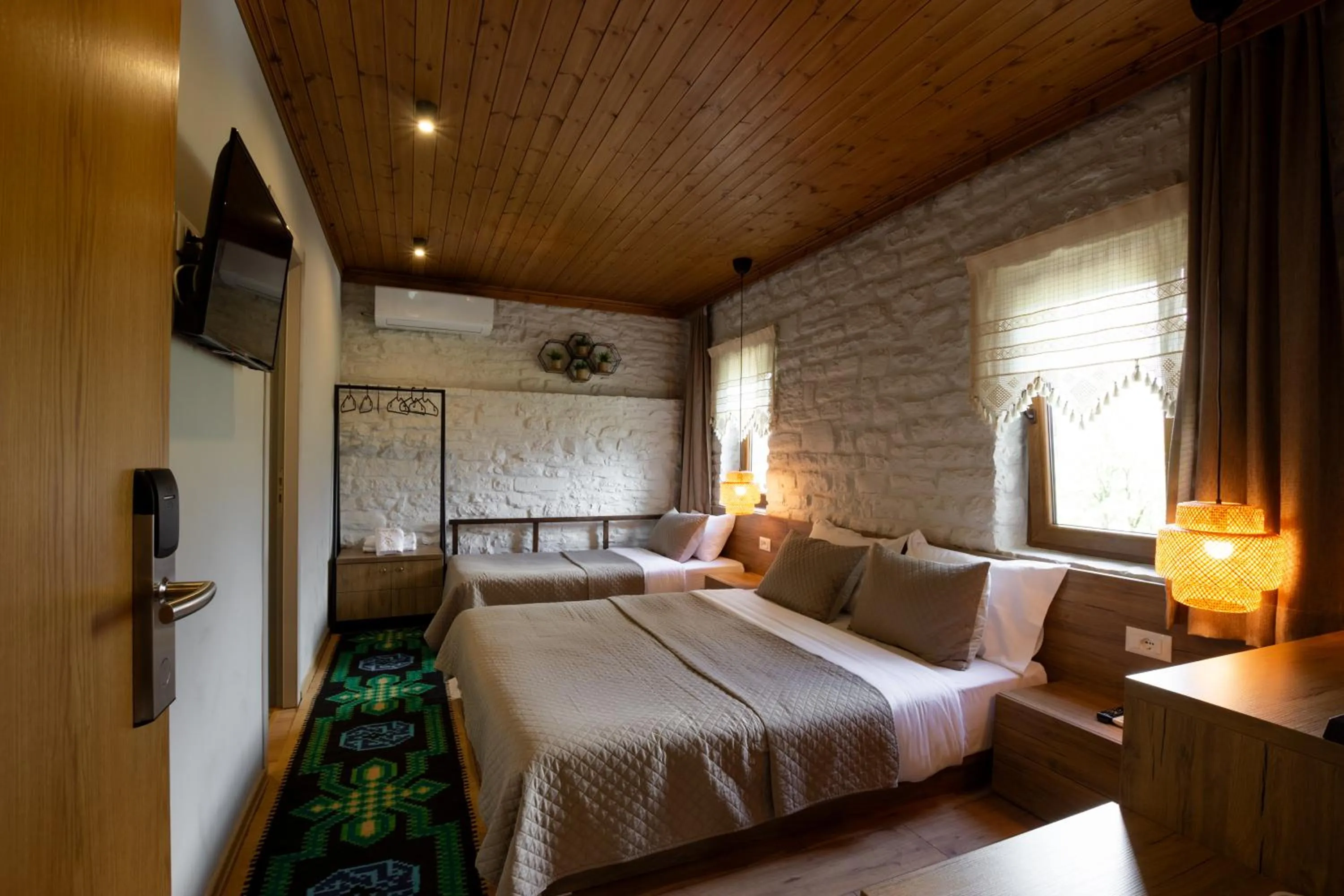 Bed in The Stone Sky Hotel