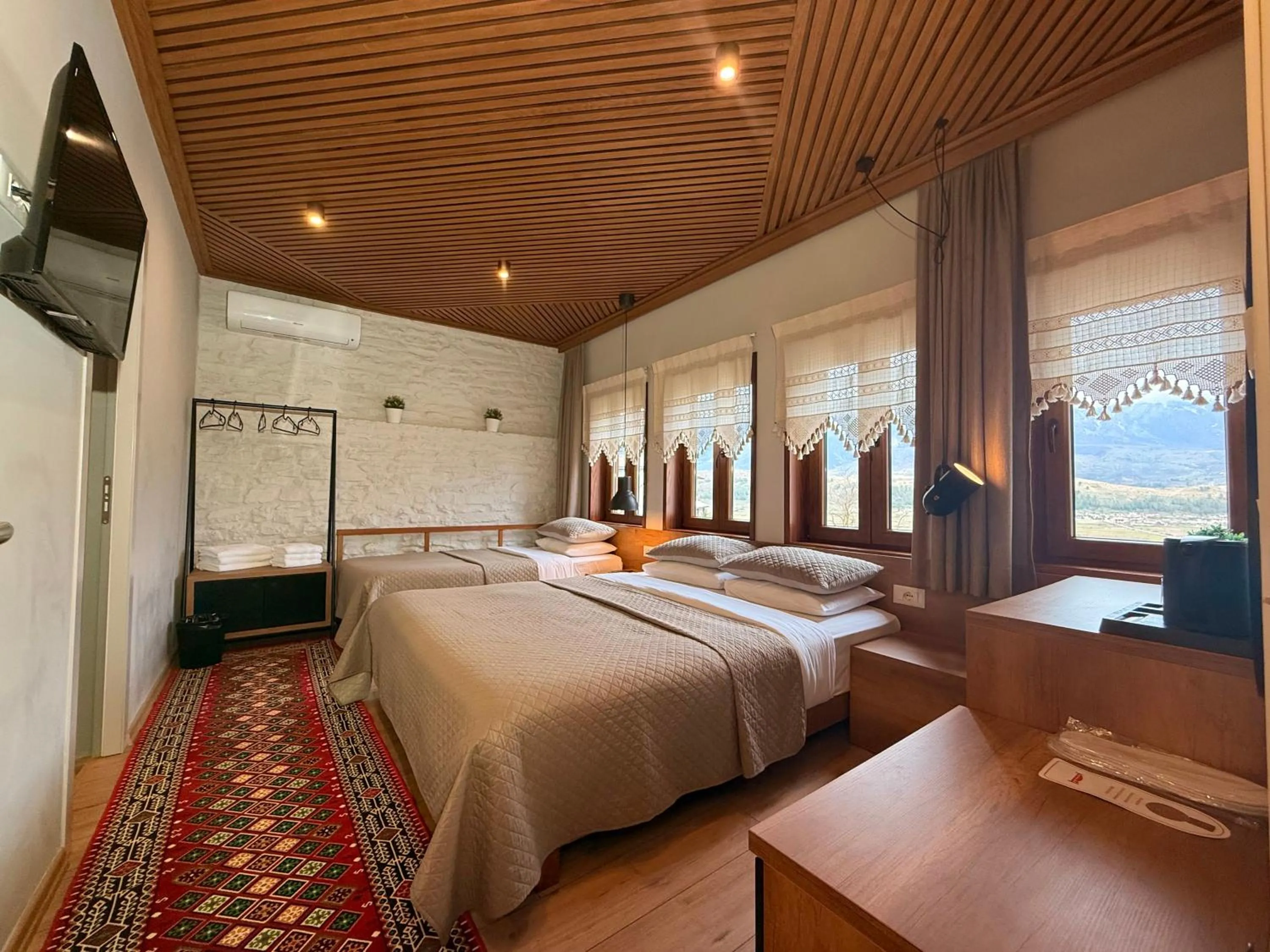 Bed in The Stone Sky Hotel