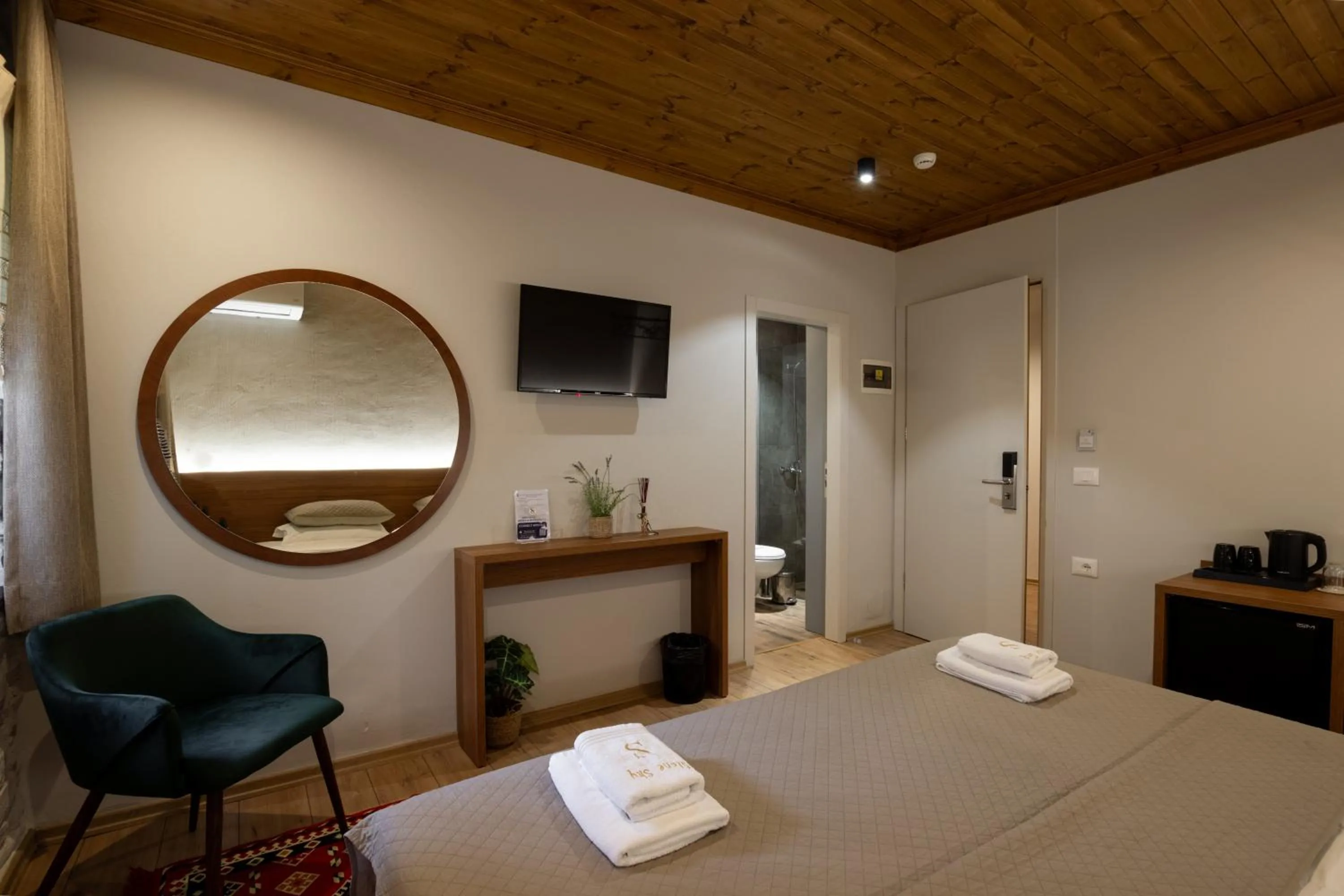 Bed in The Stone Sky Hotel