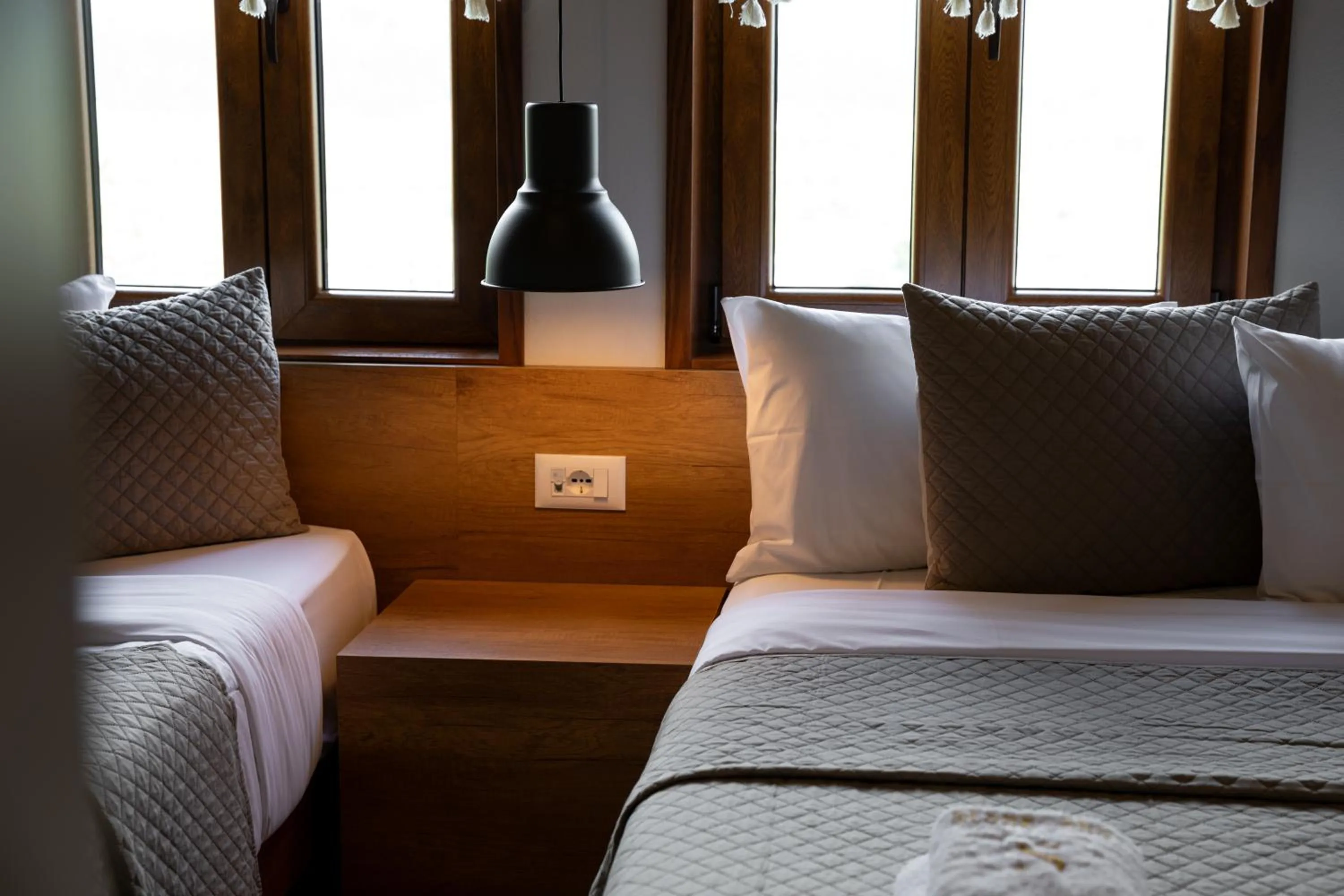 Bed in The Stone Sky Hotel