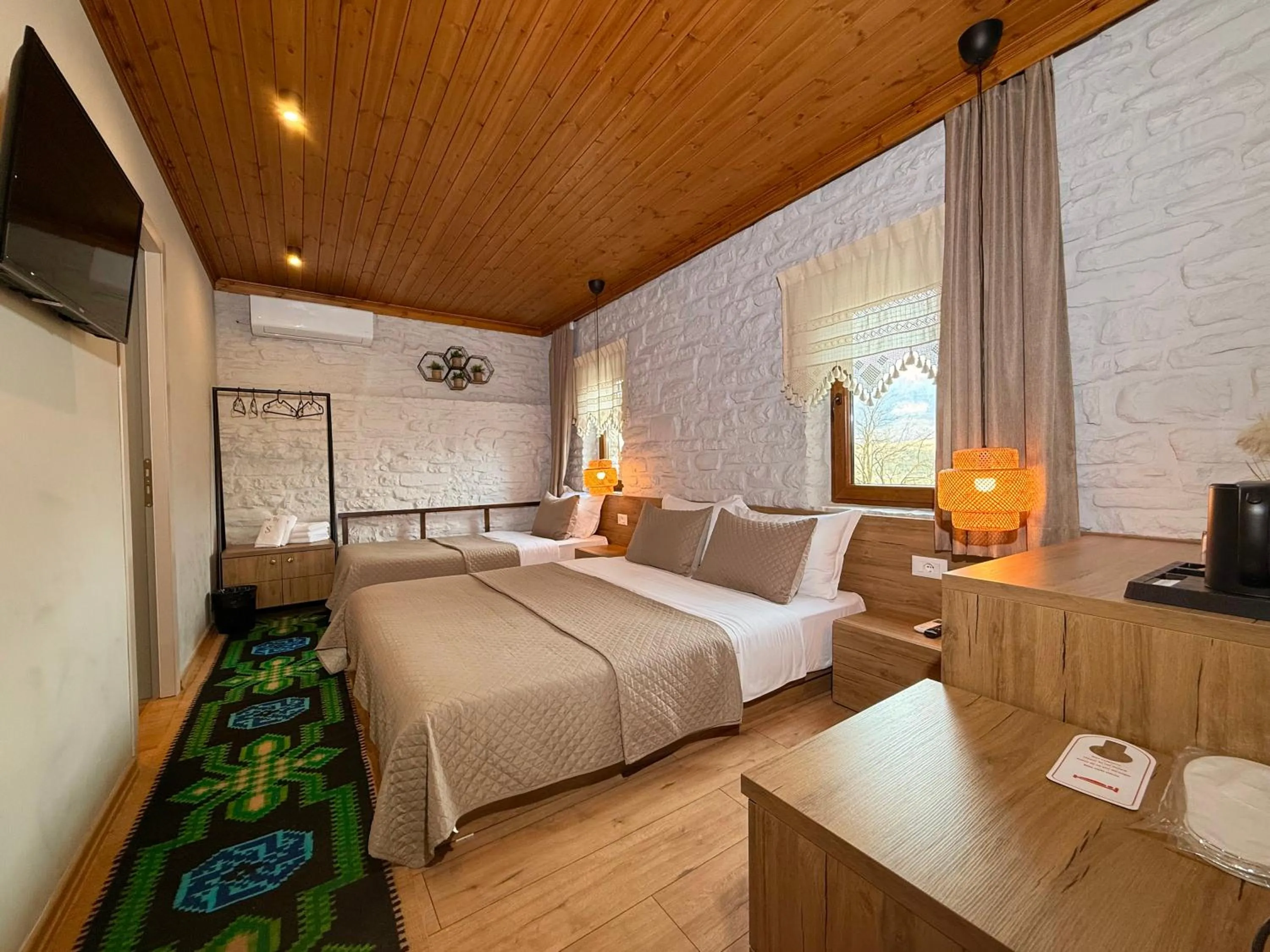 Bed in The Stone Sky Hotel