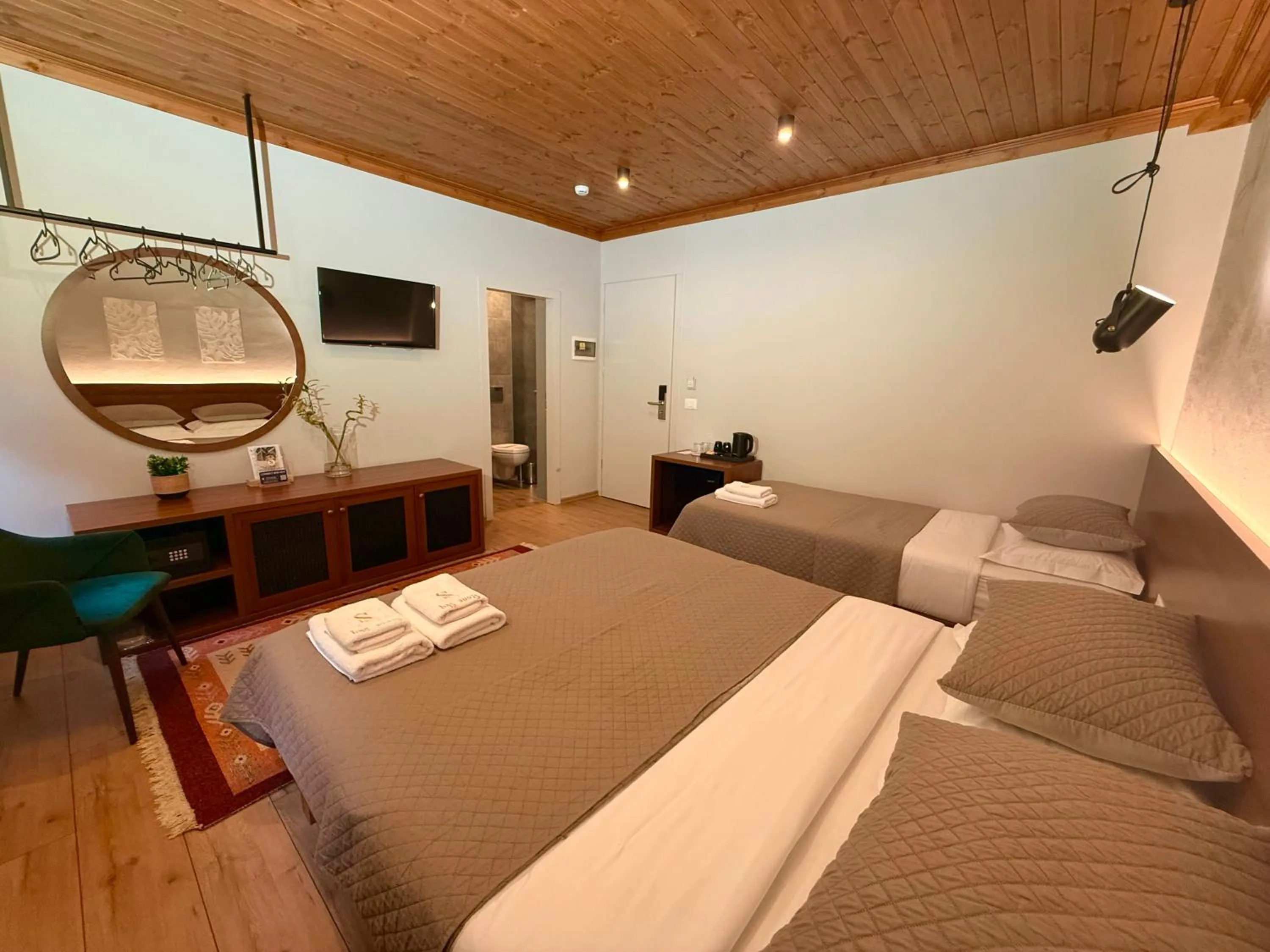 Bed in The Stone Sky Hotel