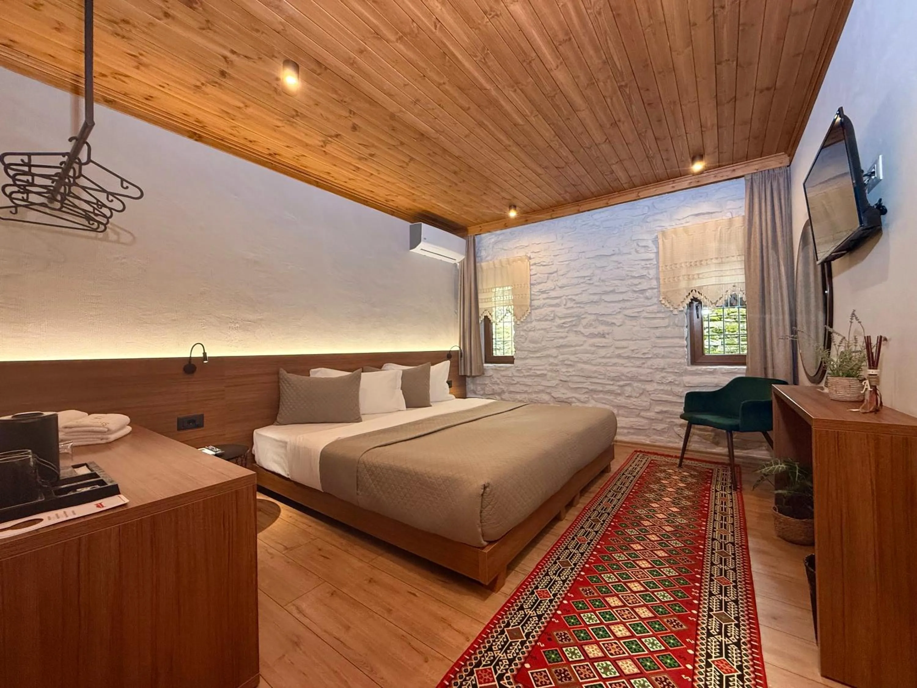 Bed in The Stone Sky Hotel