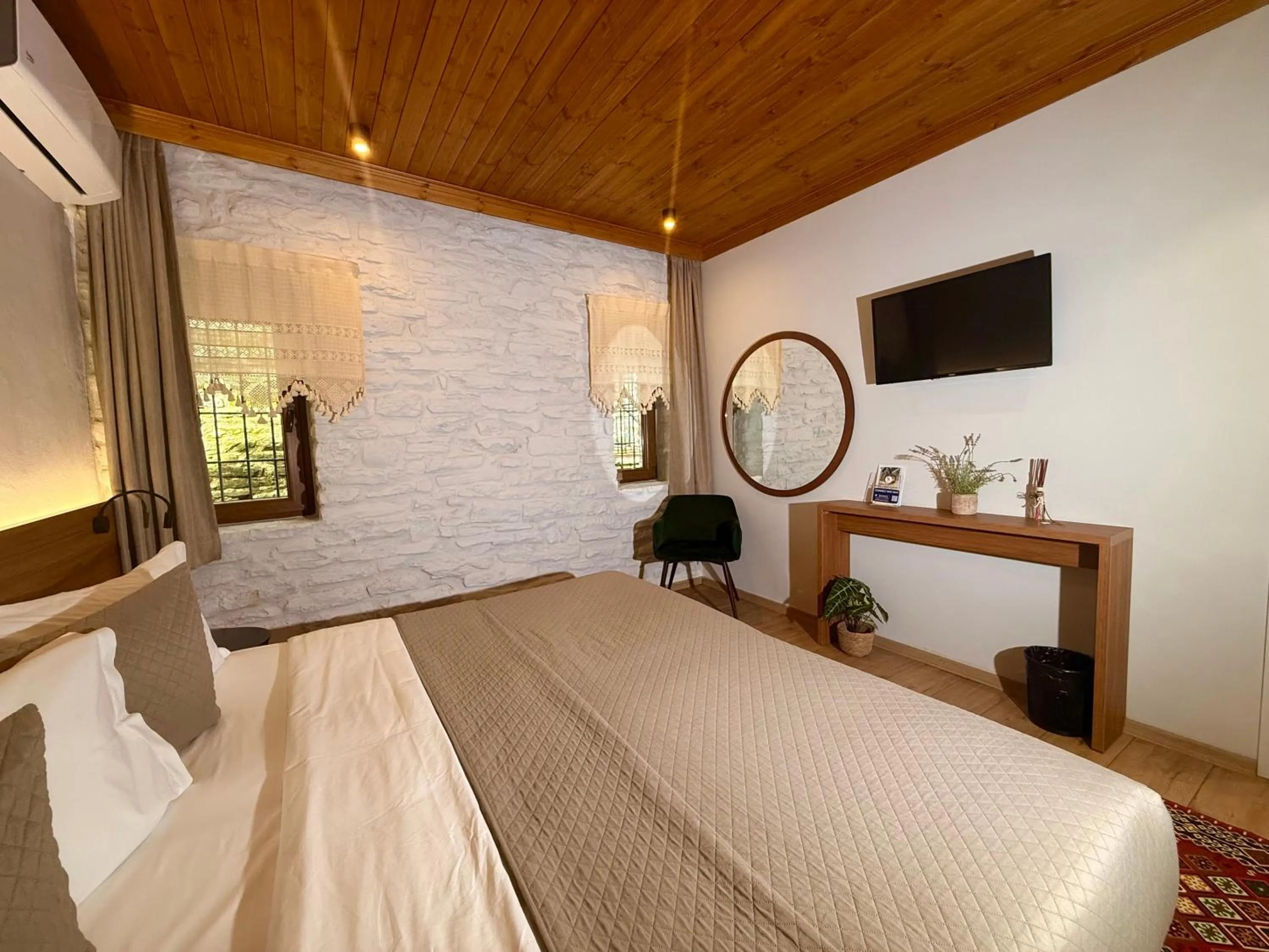 Bed in The Stone Sky Hotel