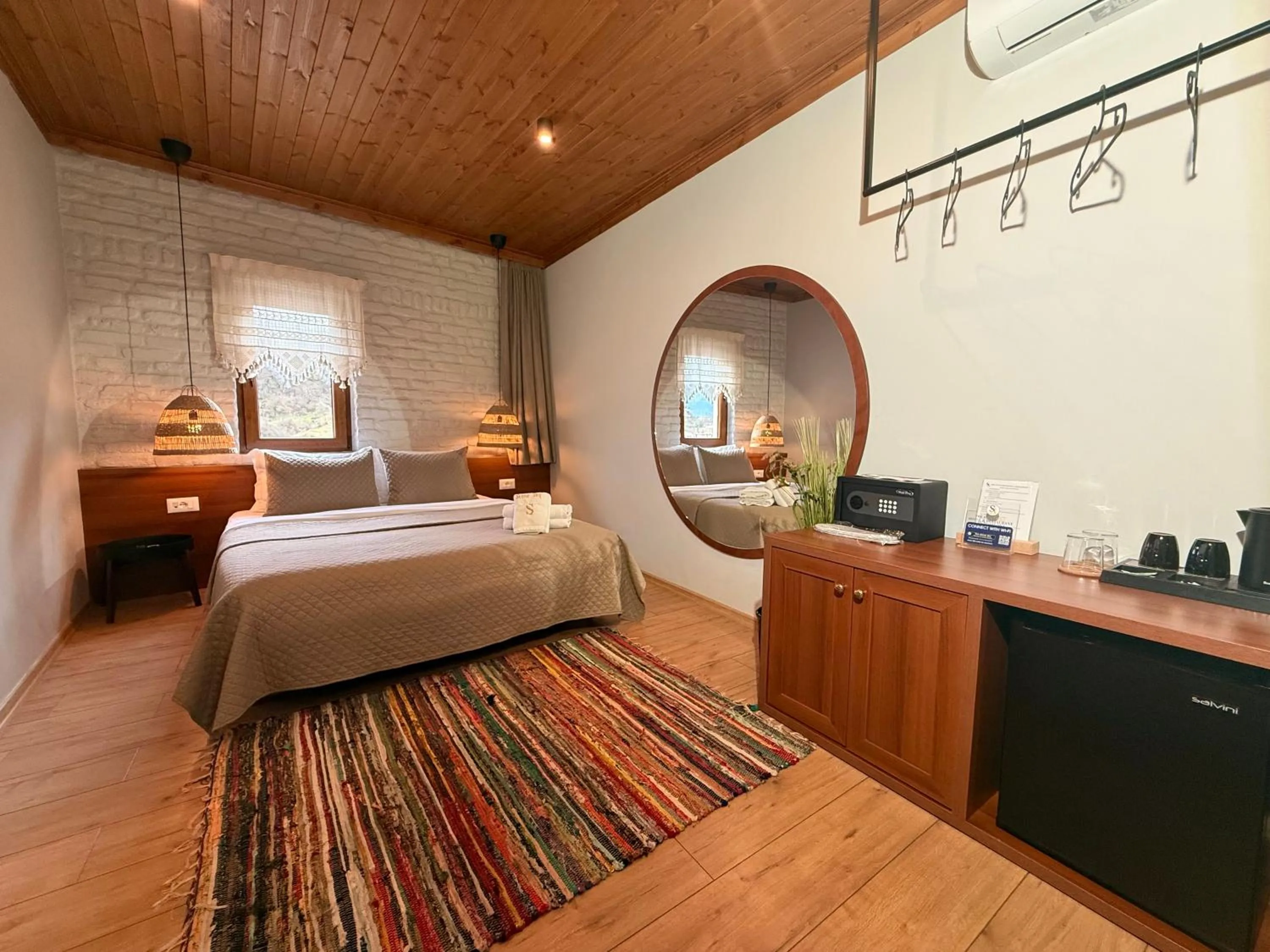 Bed in The Stone Sky Hotel