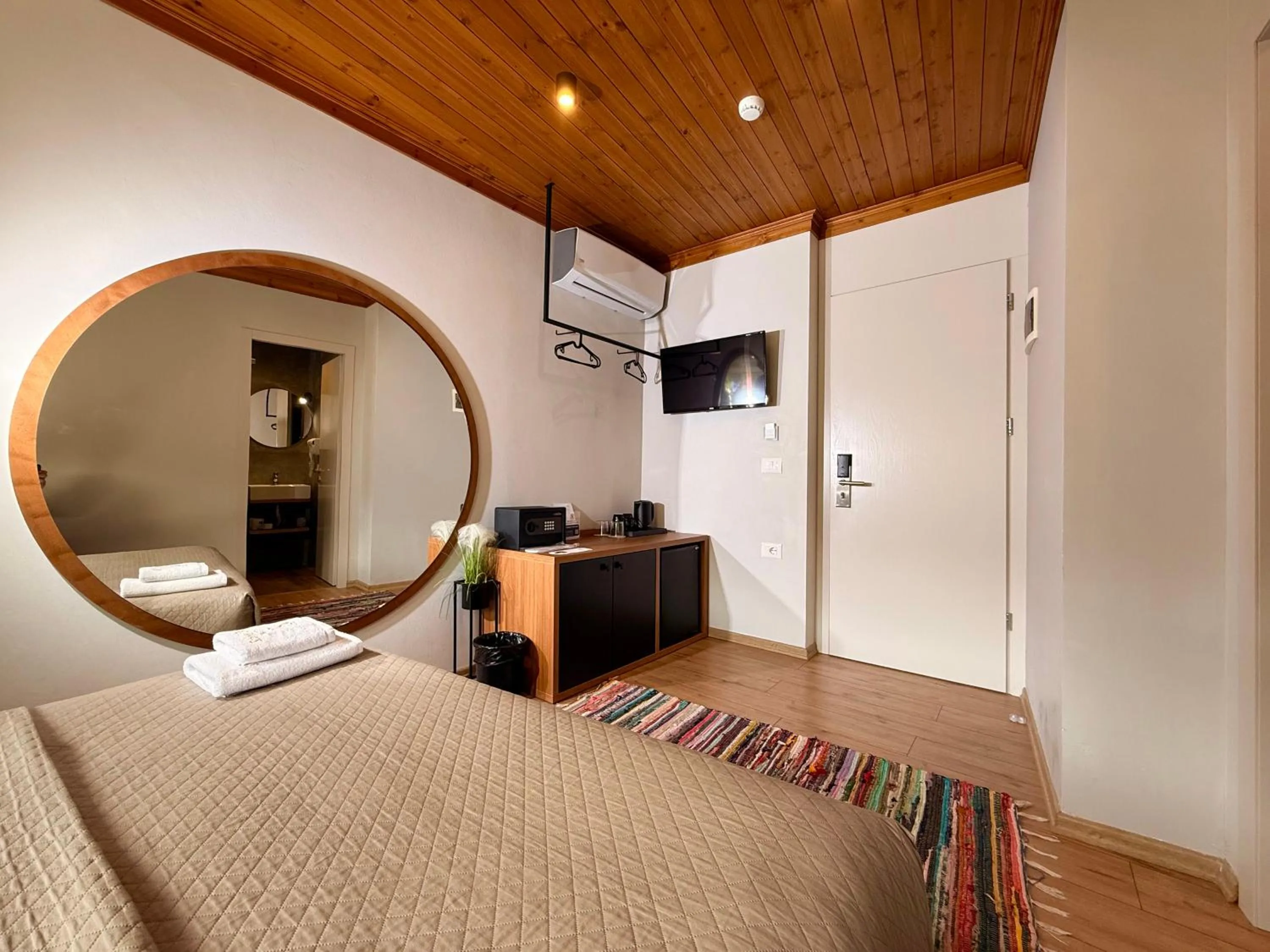 Bed in The Stone Sky Hotel