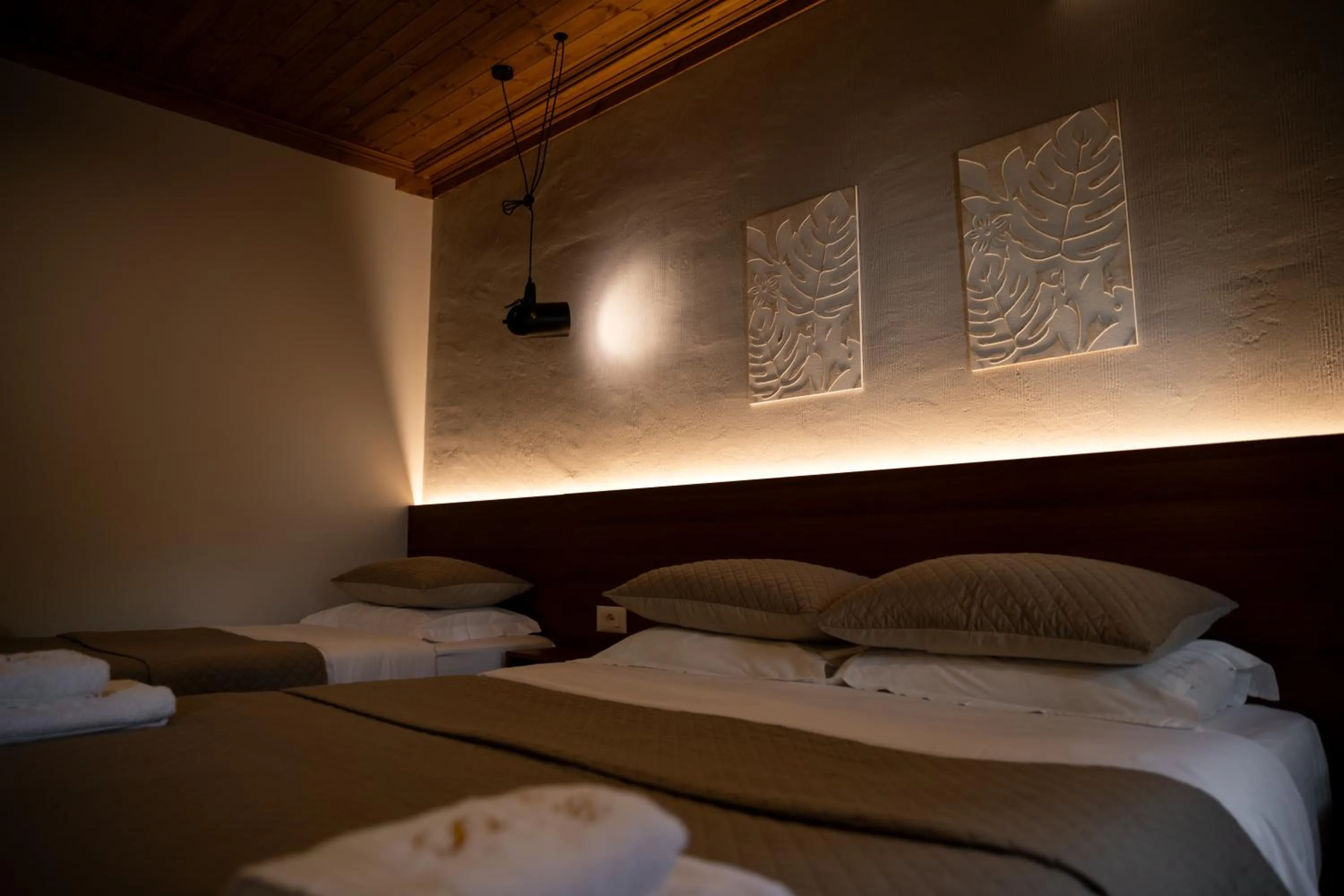 Bed in The Stone Sky Hotel