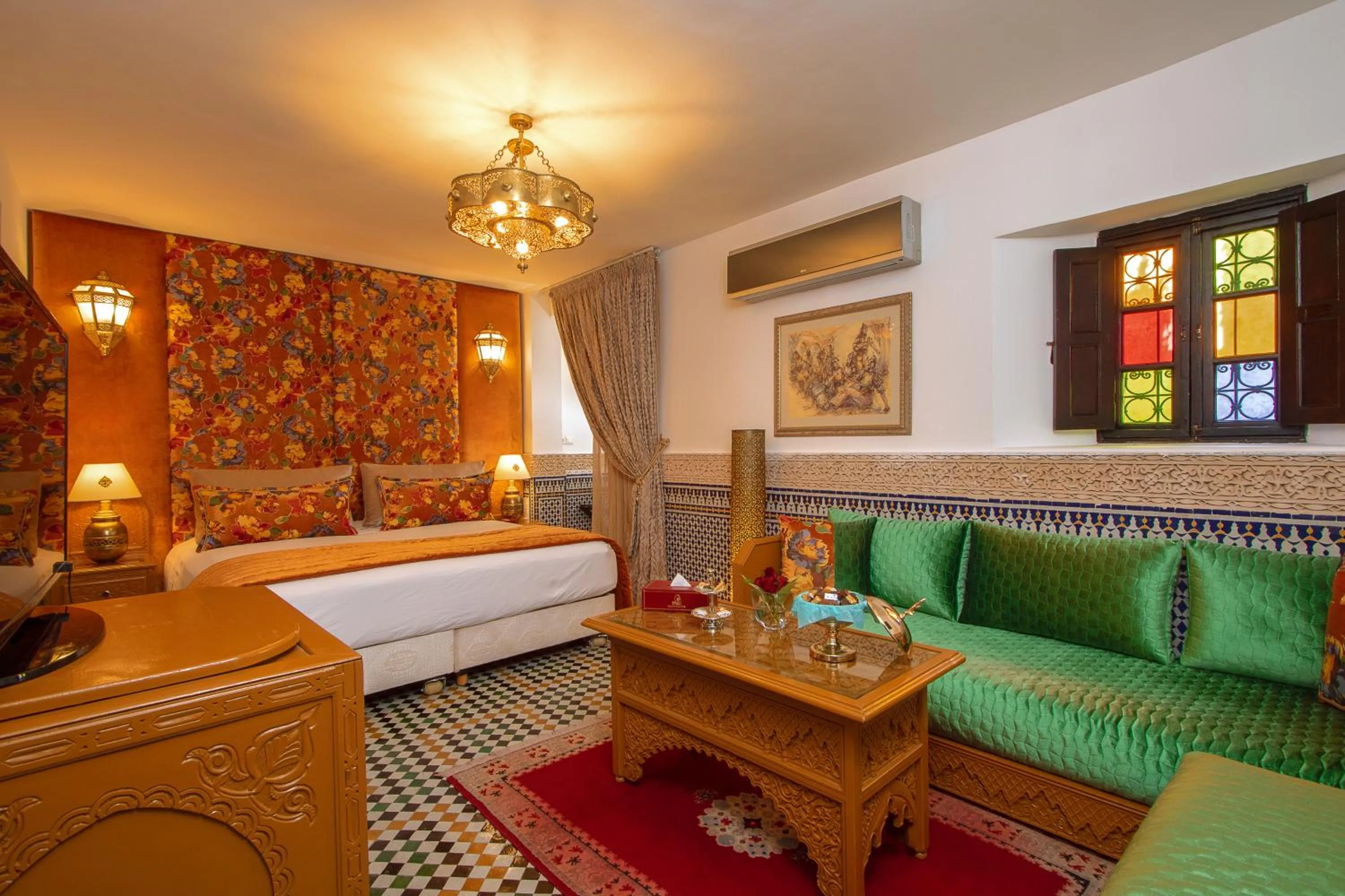 Bed in Riad Myra