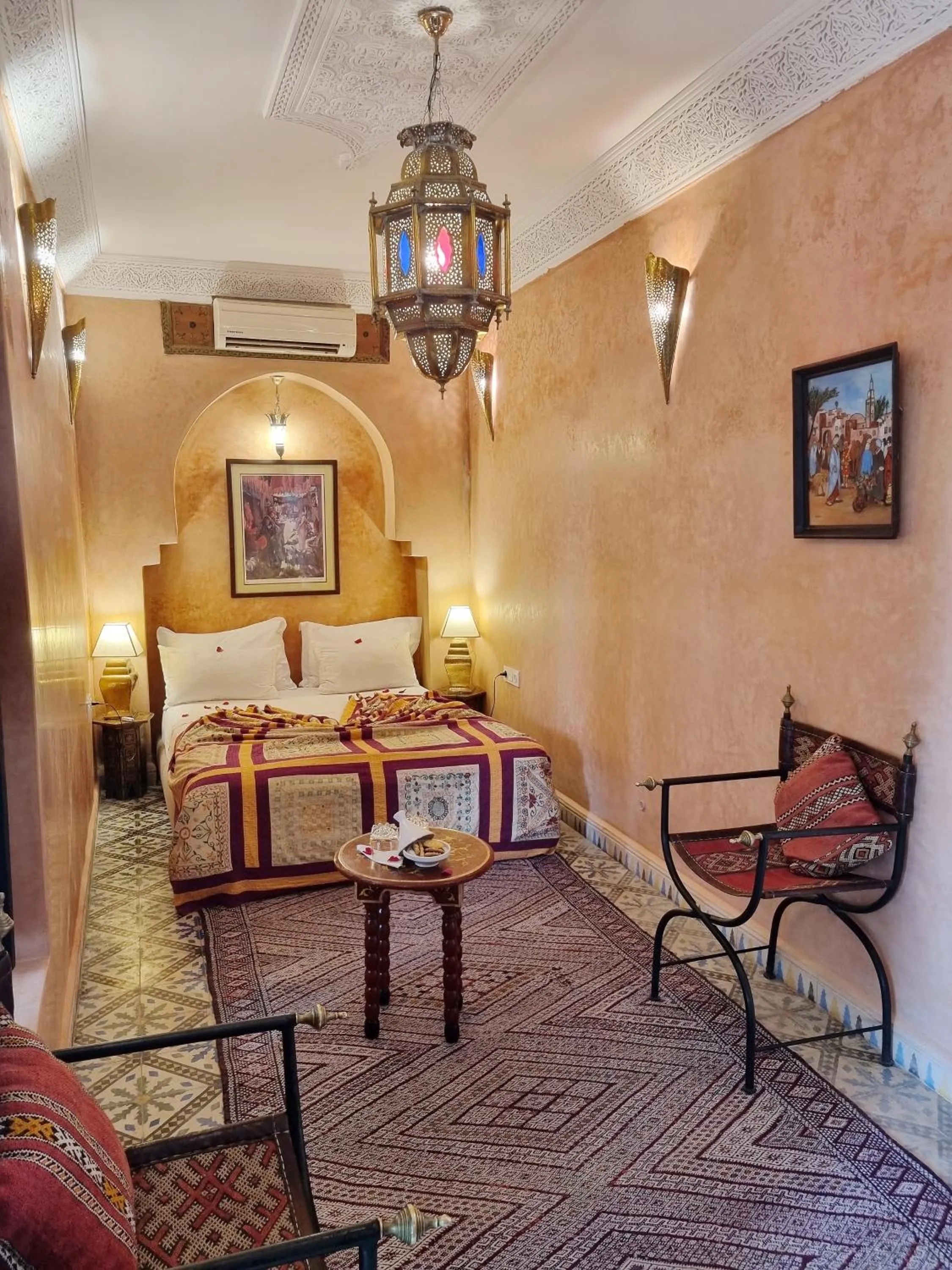 Bed in Riad Adriana