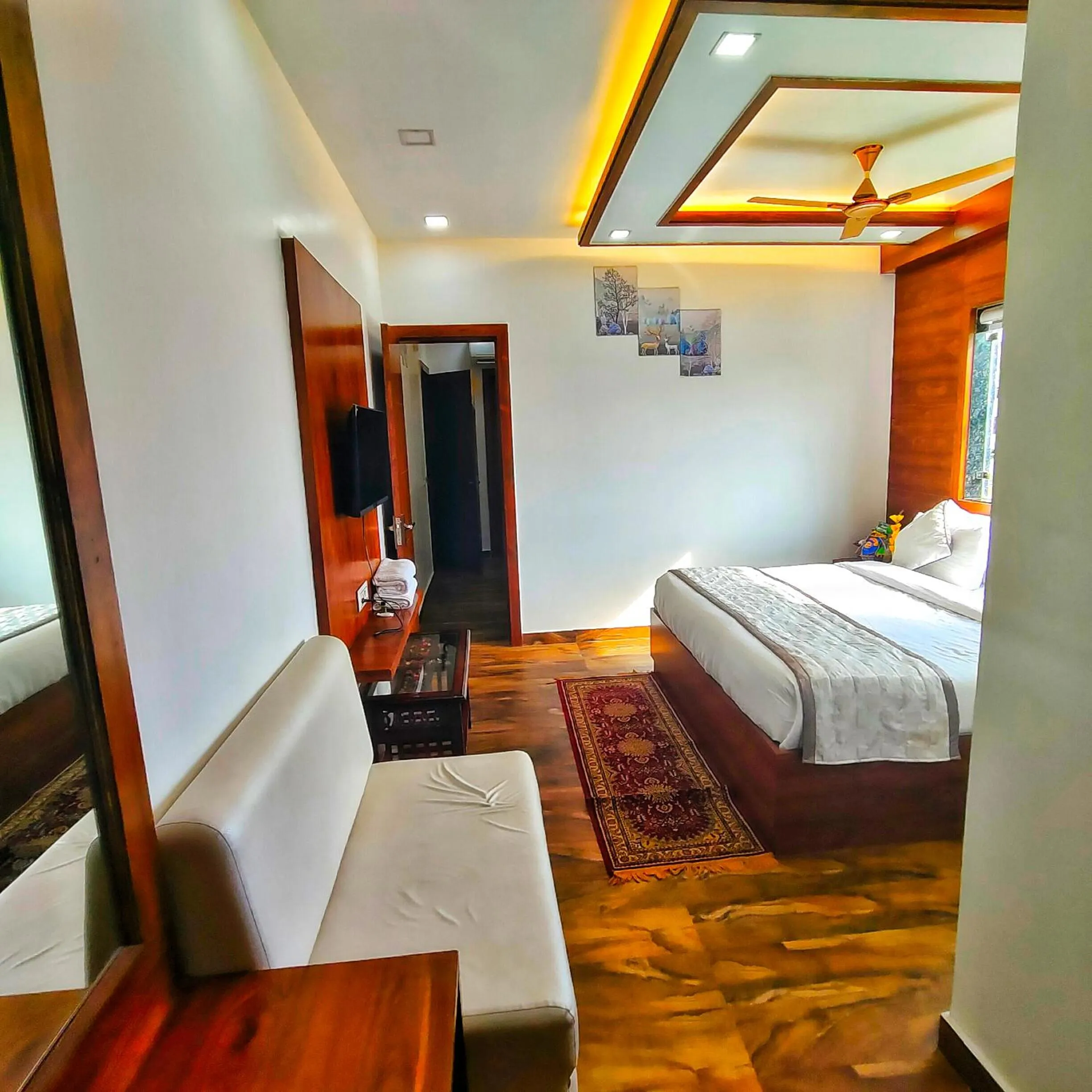 Photo of the whole room, Bed in Rich Grand Hotel