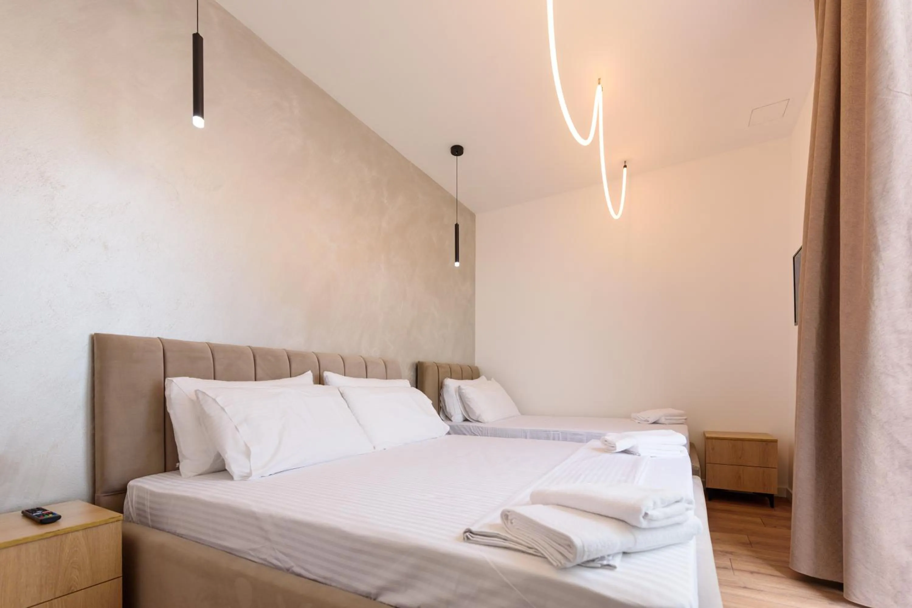 Bed in Sea & Sand Hotel