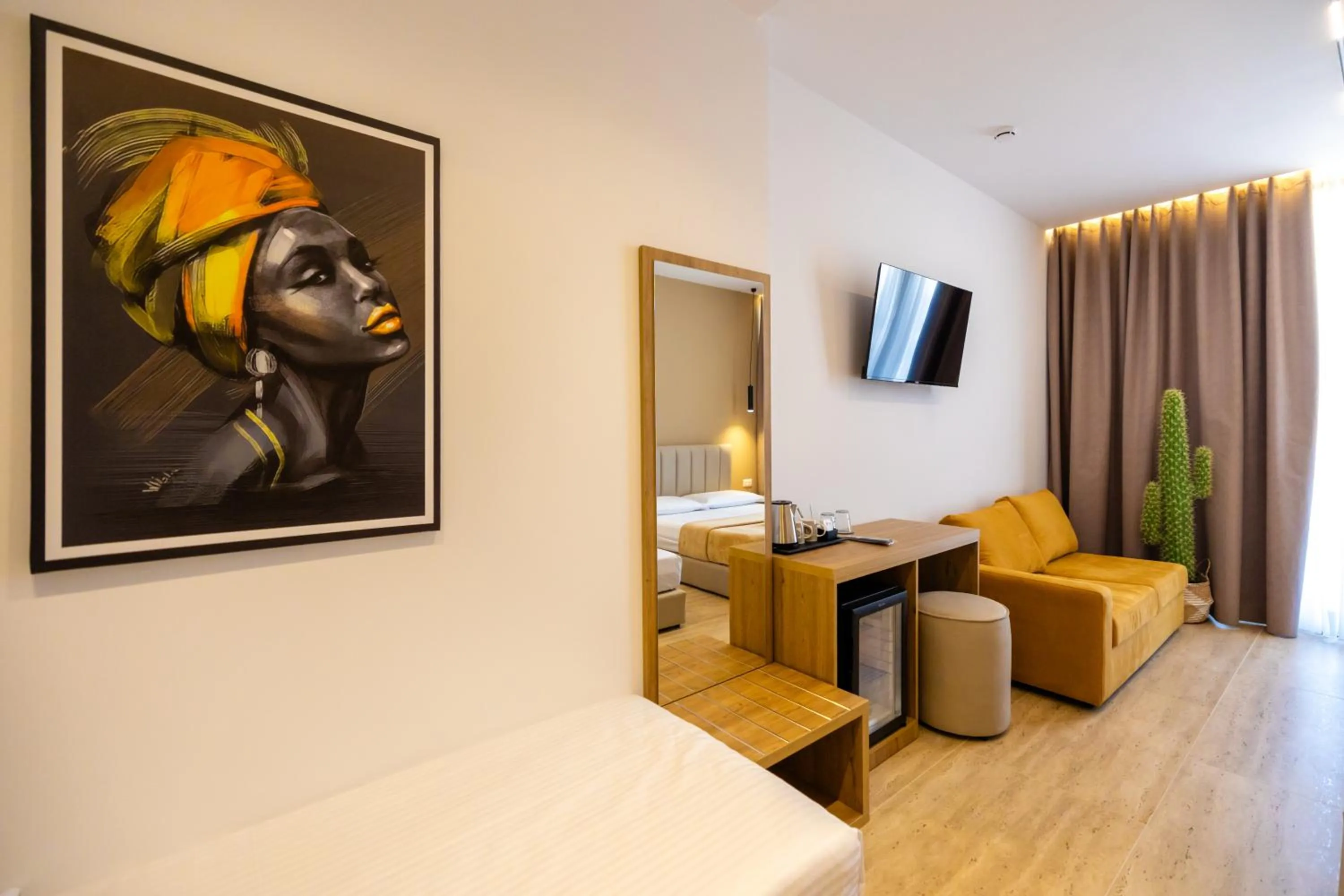 Bed in Sea & Sand Hotel