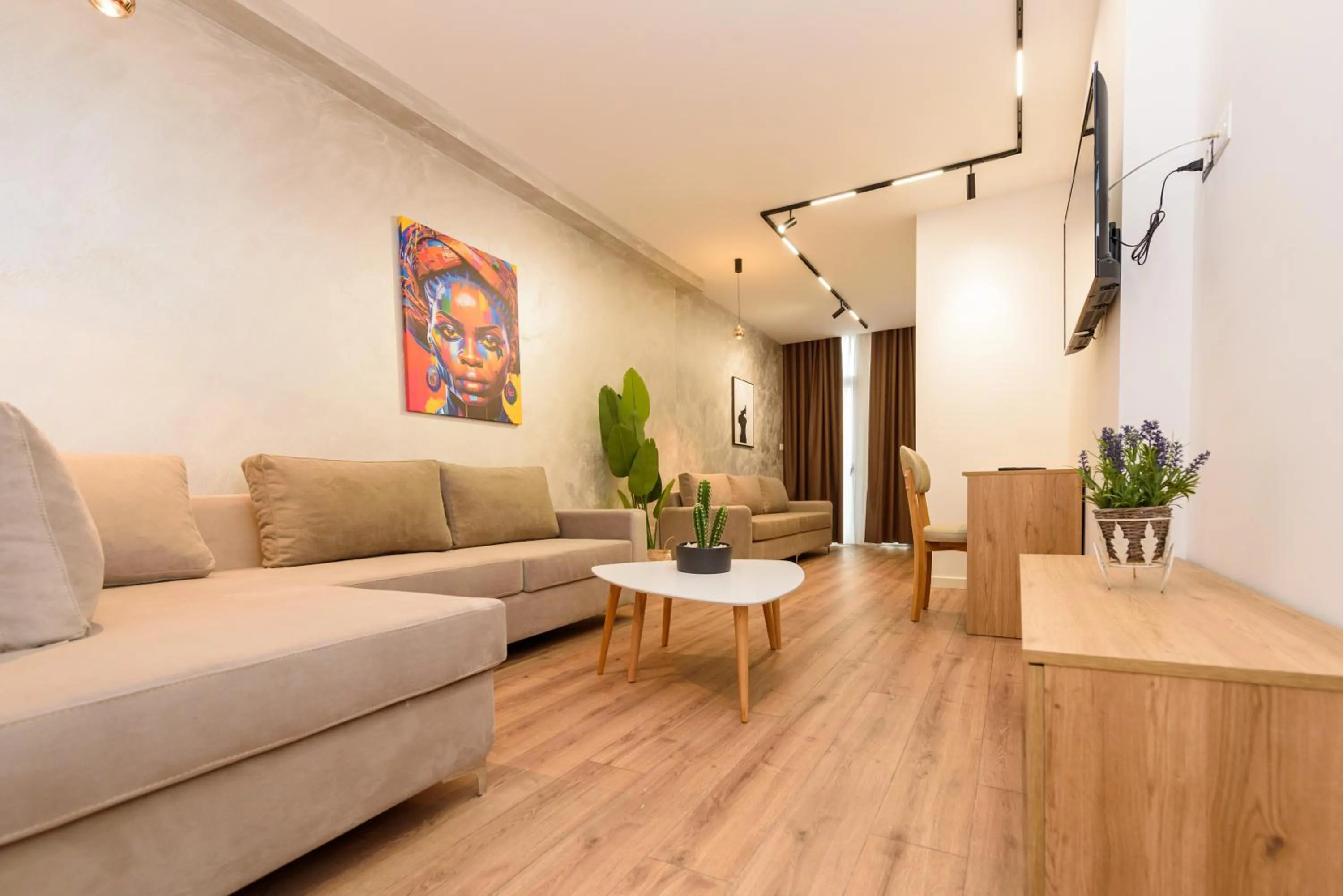 Living room in Sea & Sand Hotel