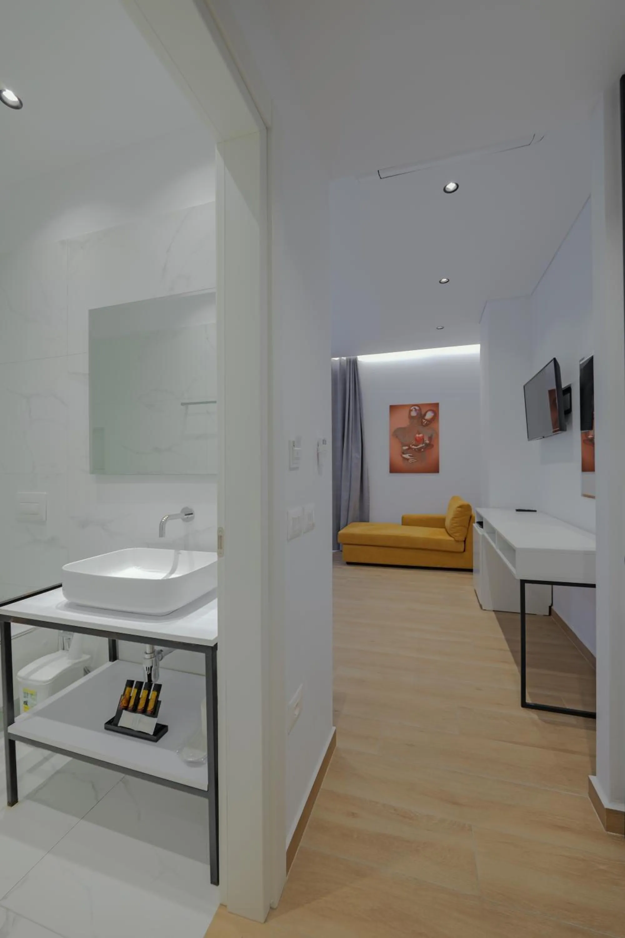 Bed in Sea & Sand Hotel