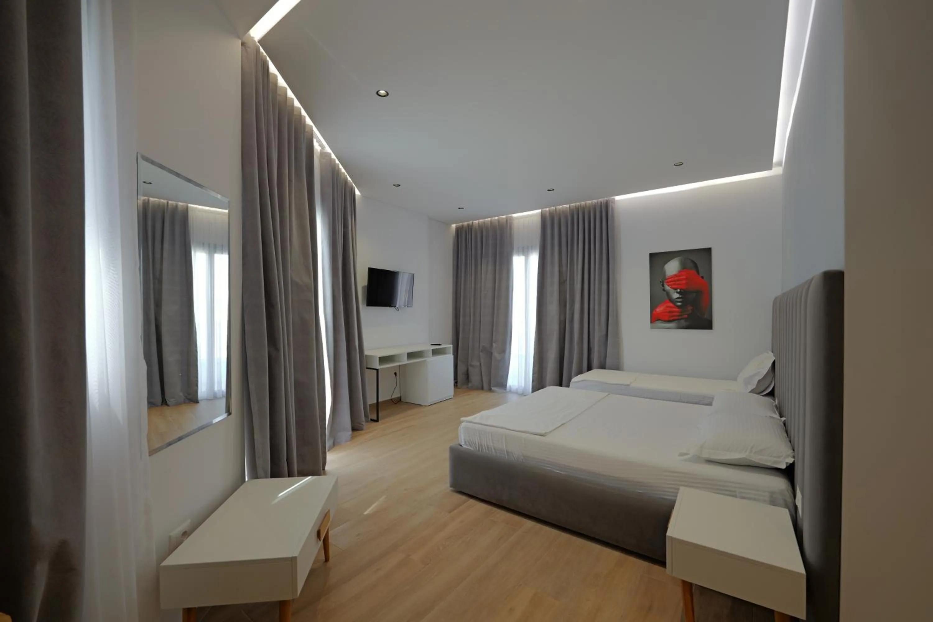 Bed in Sea & Sand Hotel