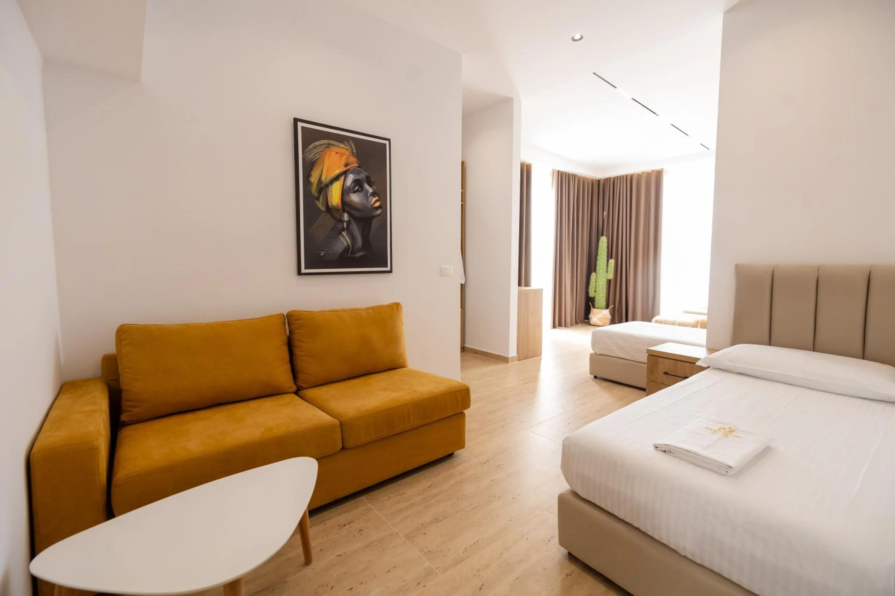 Bed in Sea & Sand Hotel