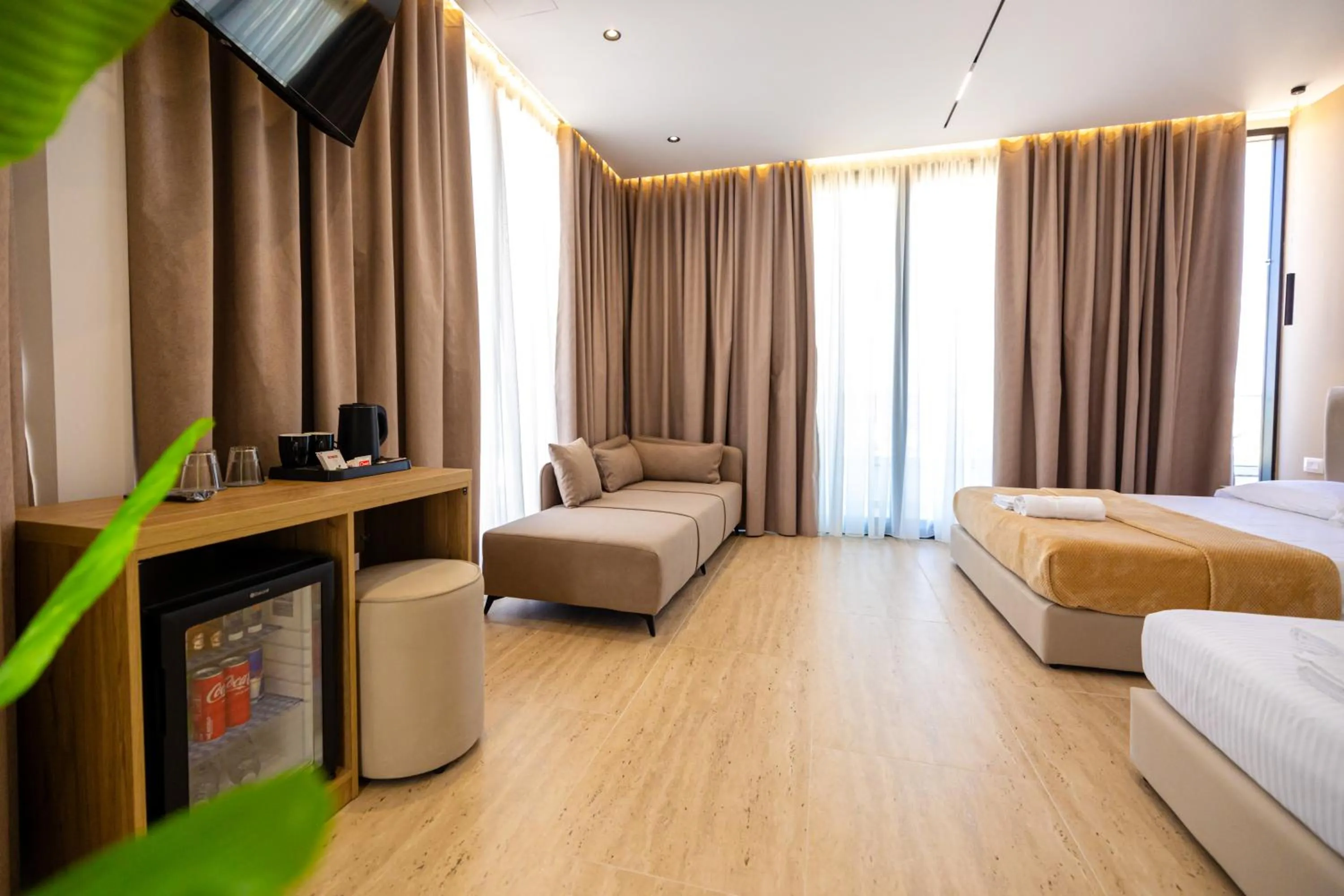 Bed in Sea & Sand Hotel