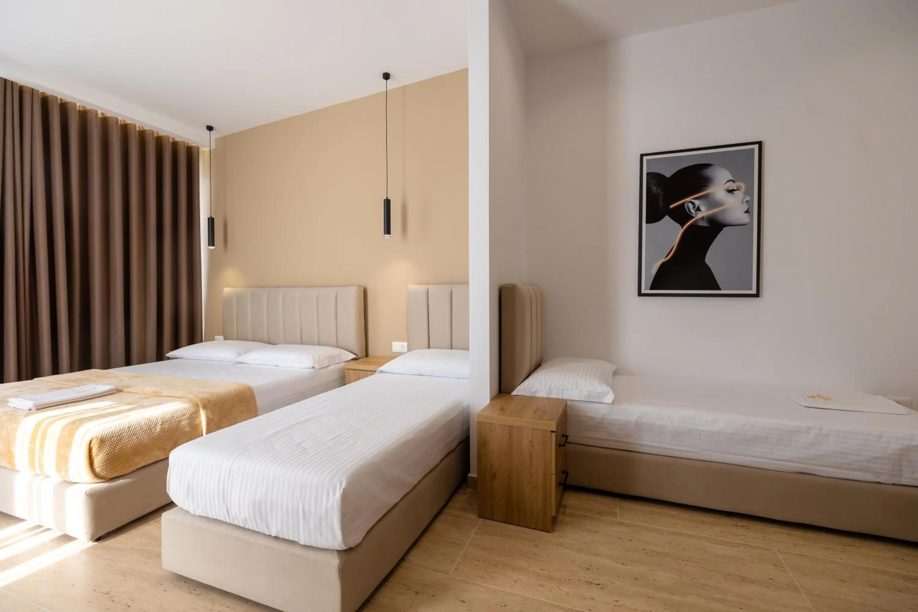 Bed in Sea & Sand Hotel