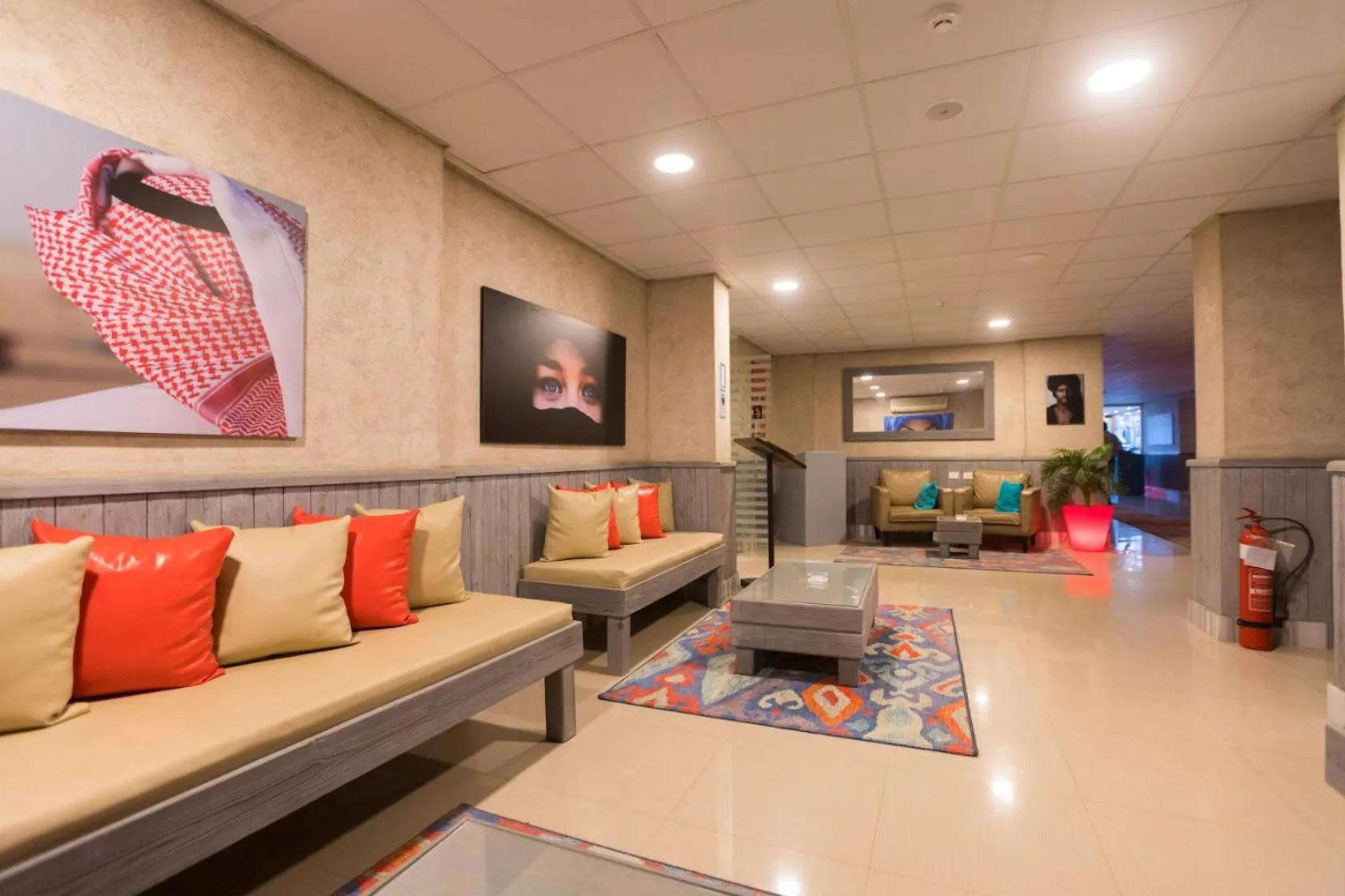 Lobby or reception in Jawhara Inn Hotel - فندق الجوهرة سفاجا