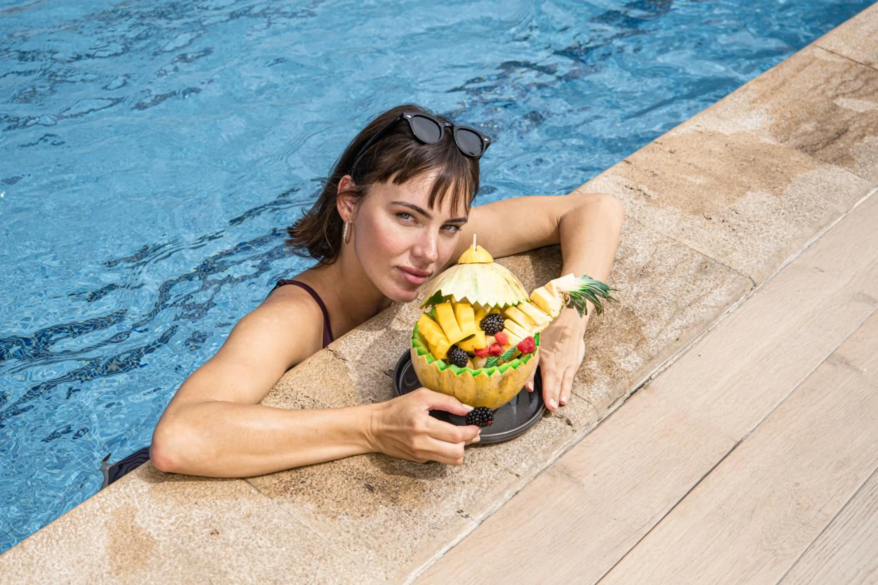 Swimming pool in Idou Anfa Hôtel & Spa
