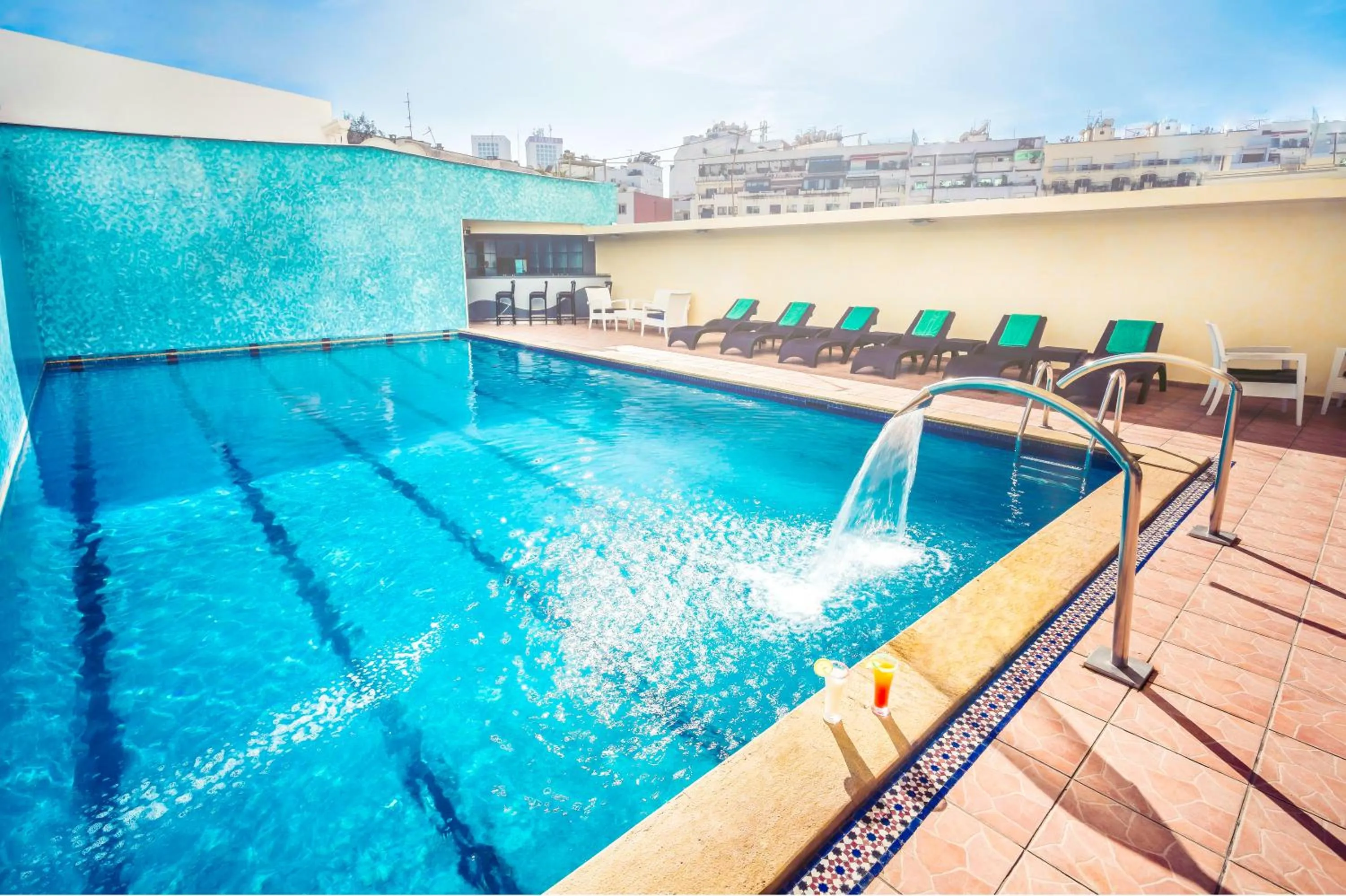 Swimming pool in Idou Anfa Hôtel & Spa