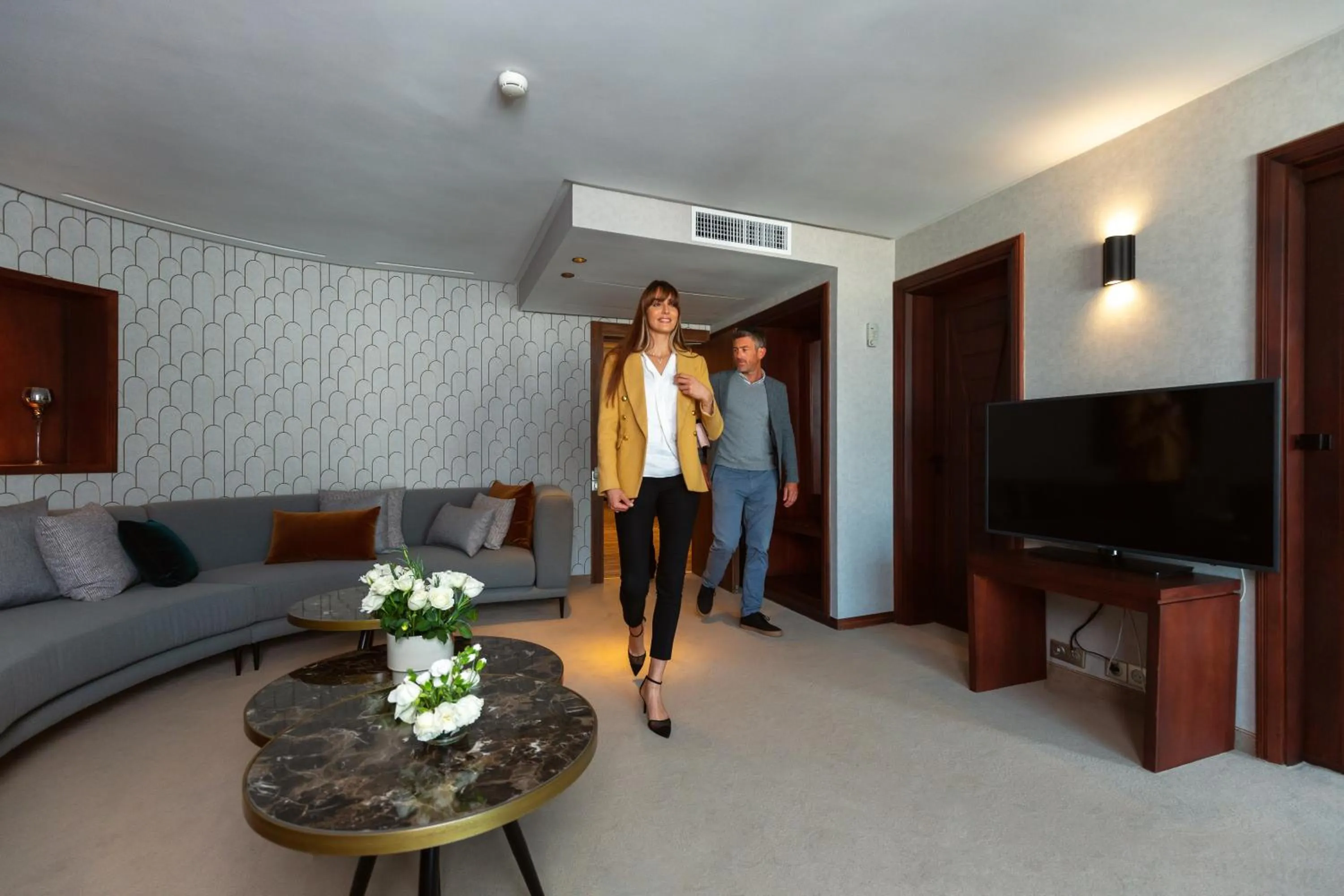 Communal lounge/ TV room in Idou Anfa Hôtel & Spa