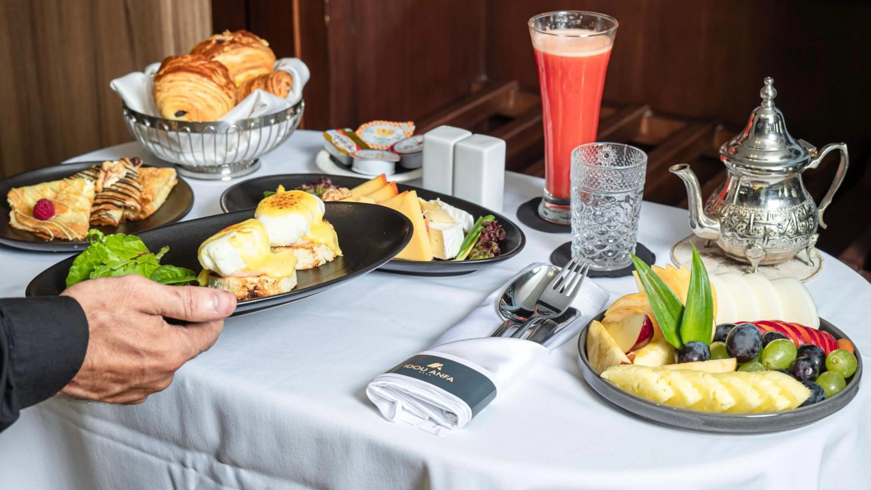 Breakfast in Idou Anfa Hôtel & Spa