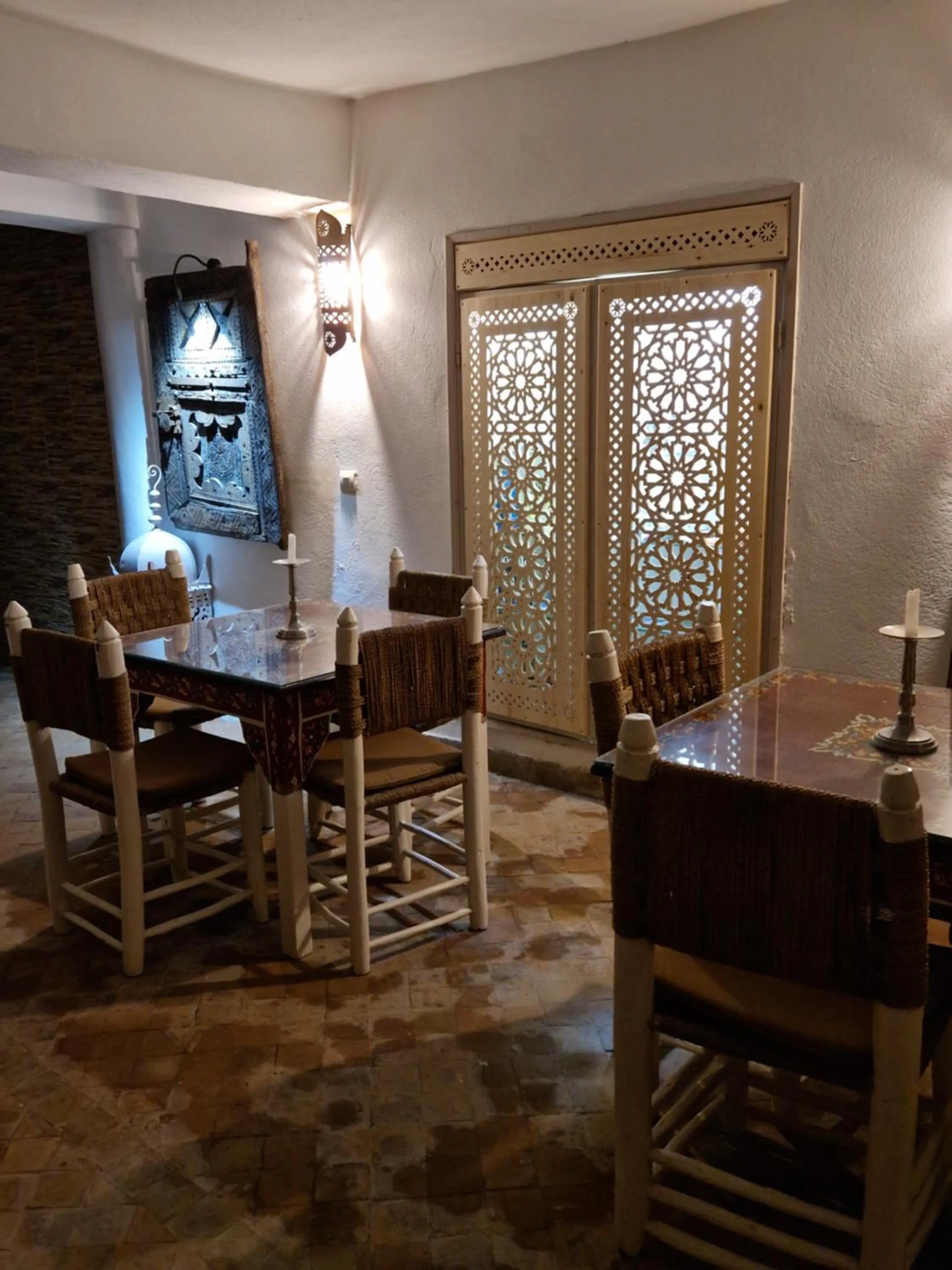 Dining area in Dar Nafoura-Mogador
