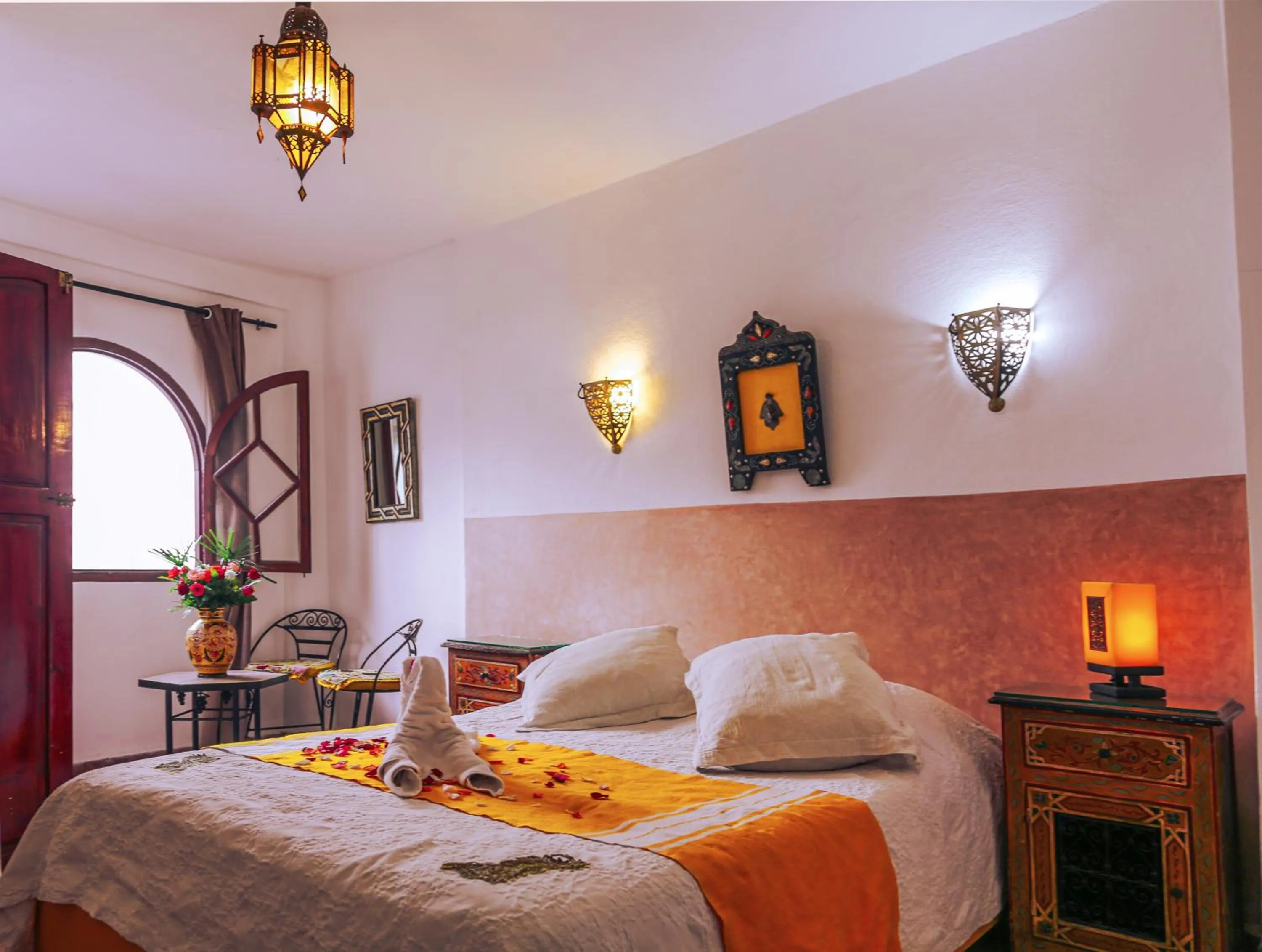 Bed in Dar Nafoura-Mogador