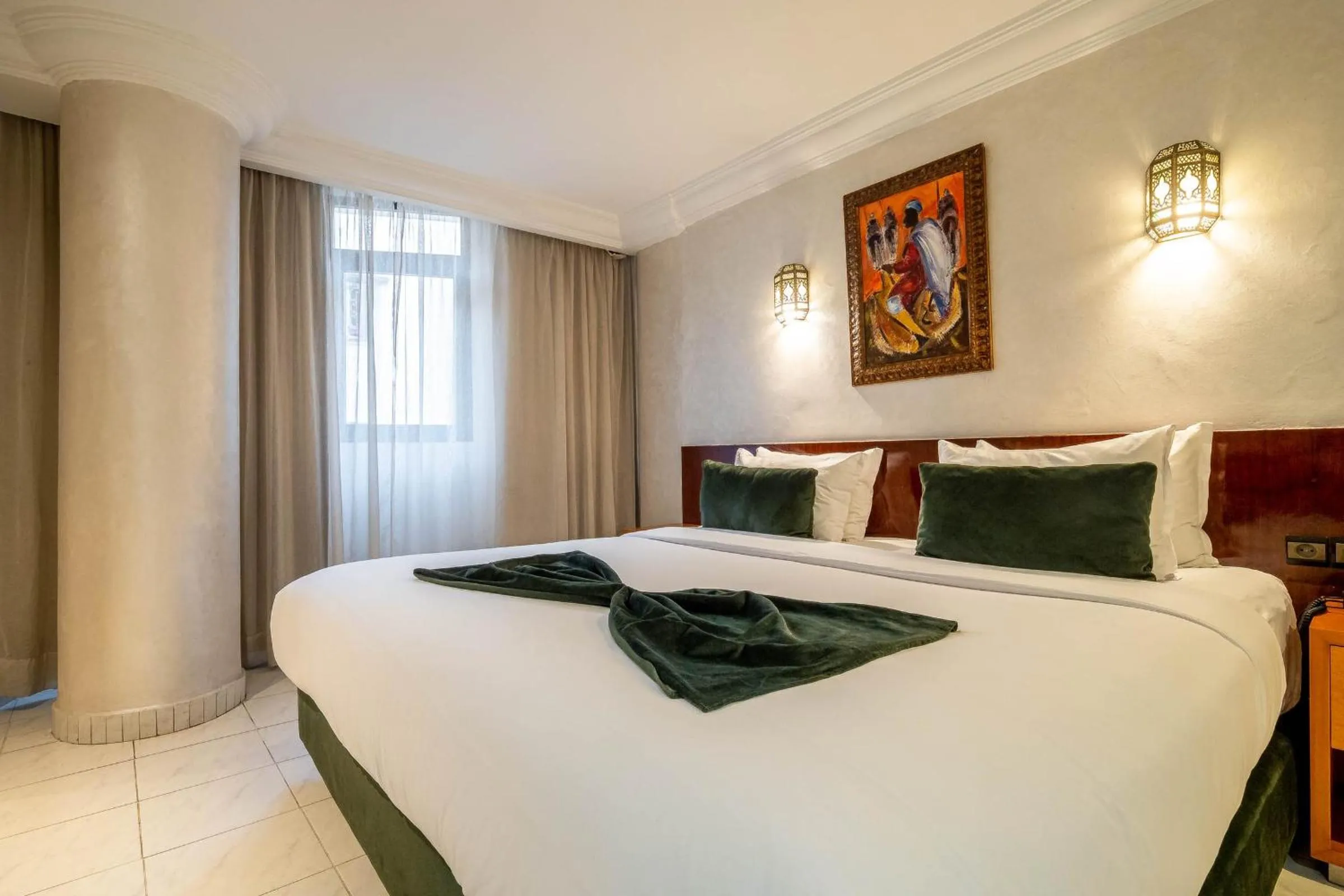 Bed in Hotel Casablanca City Center