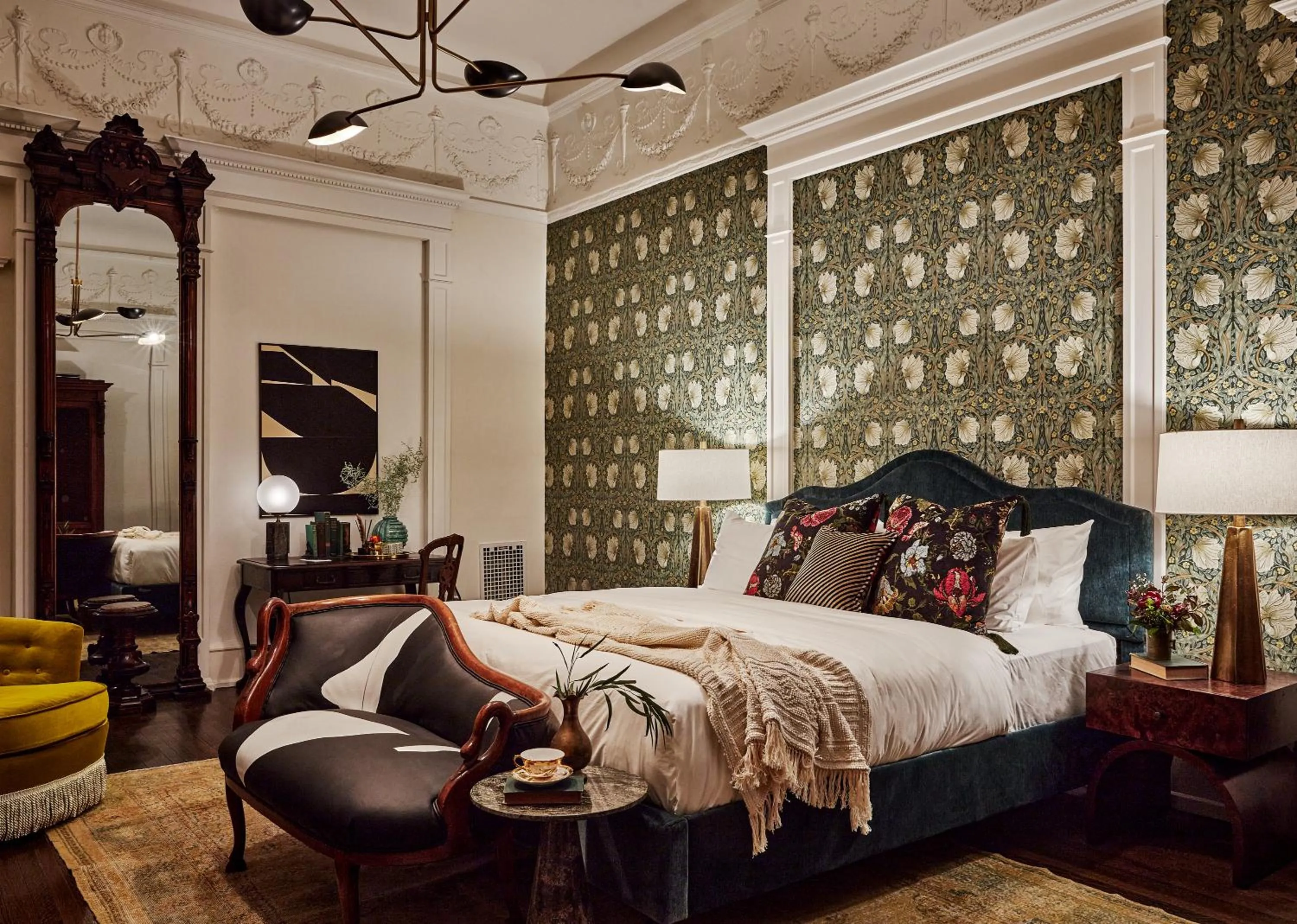 Bed in Guild House Hotel