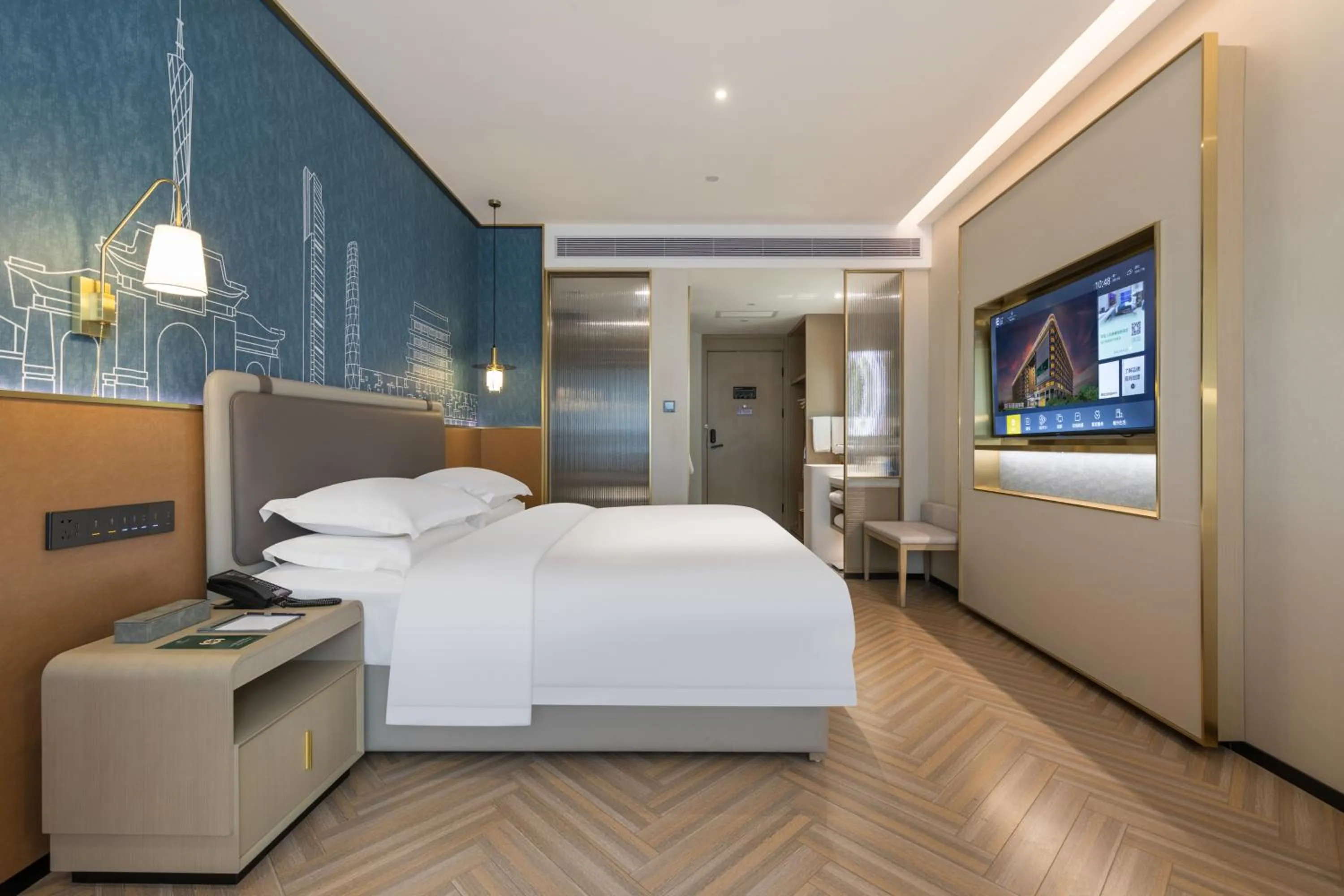 Bed in Guangzhou Baiyun Airport MeHood Liz Hotel Free Shuttle Bus to Airport