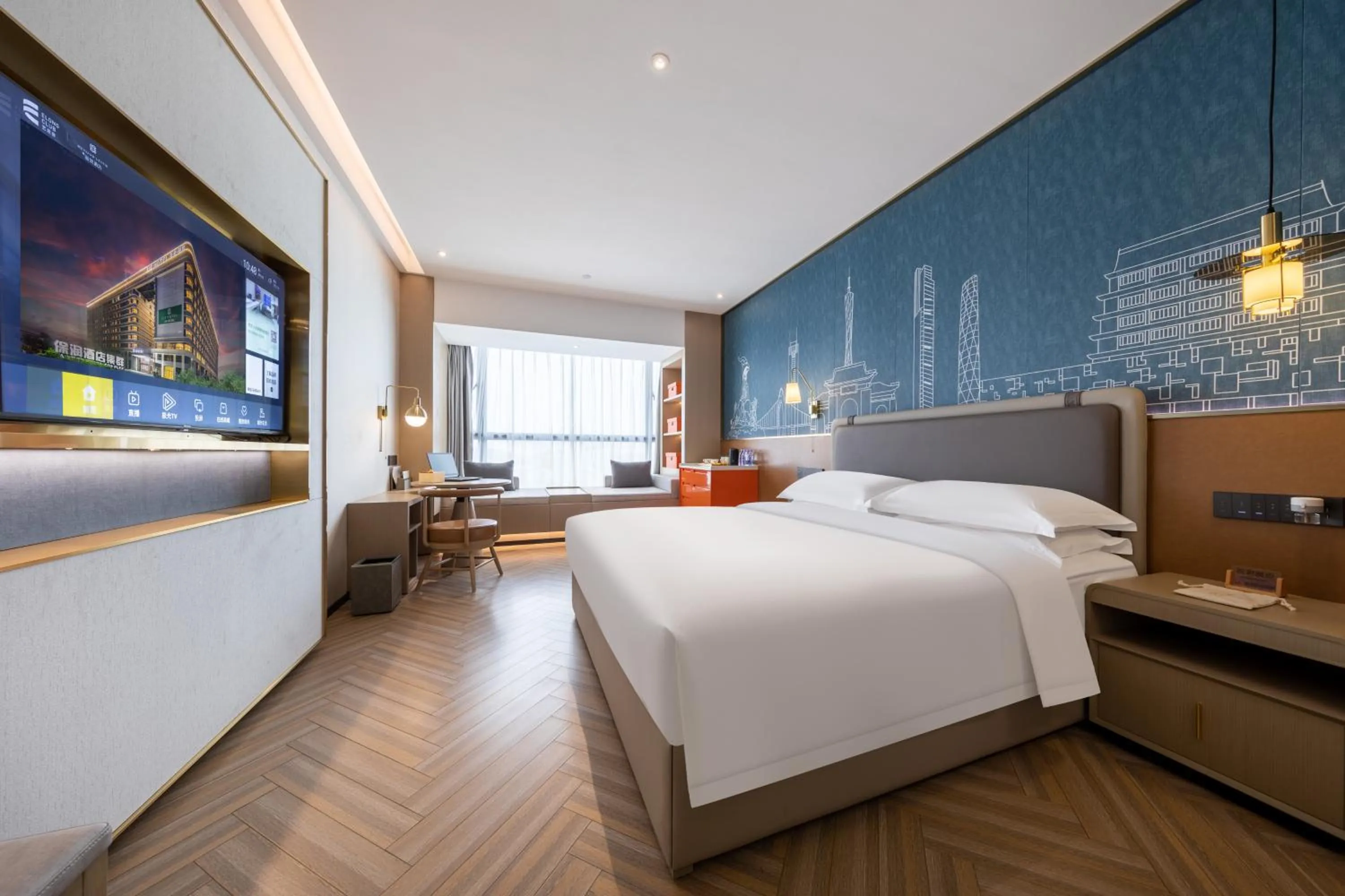 Bed in Guangzhou Baiyun Airport MeHood Liz Hotel Free Shuttle Bus to Airport