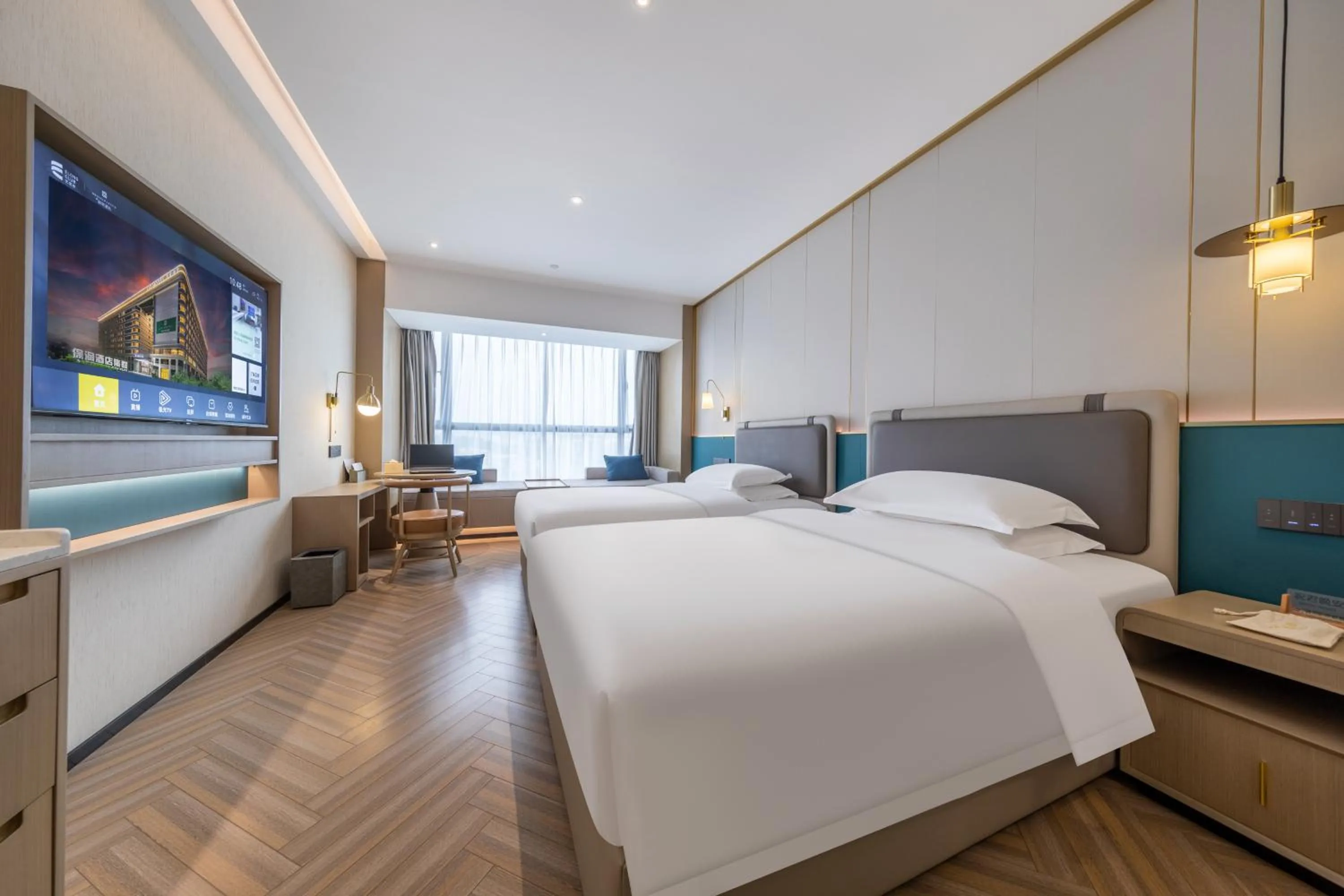 Bed in Guangzhou Baiyun Airport MeHood Liz Hotel Free Shuttle Bus to Airport