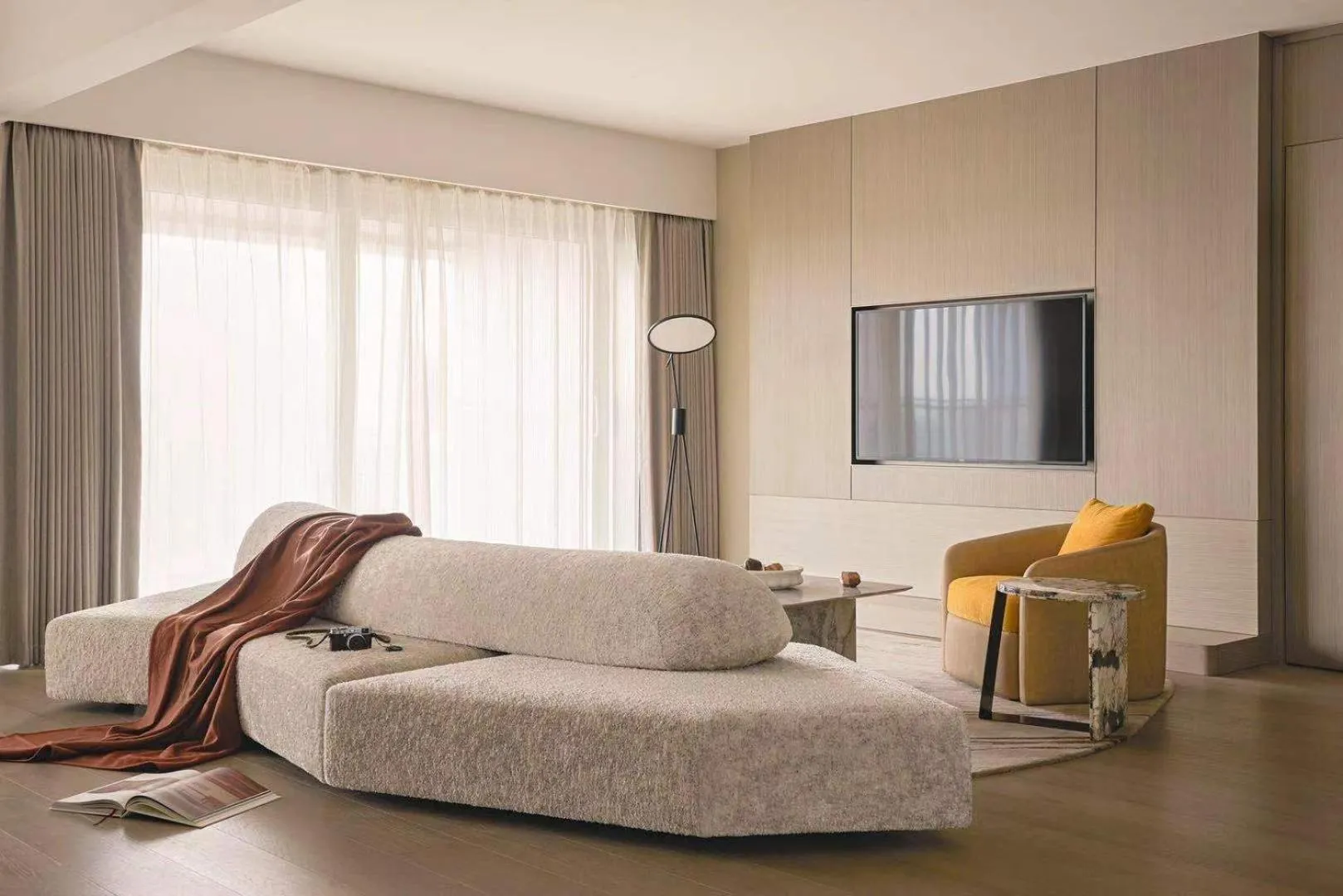Living room, Bed in Artisse Place - Access to 4000 sqm Fusion Wellness Centre and 800 sqm Indoor Swimming Pool