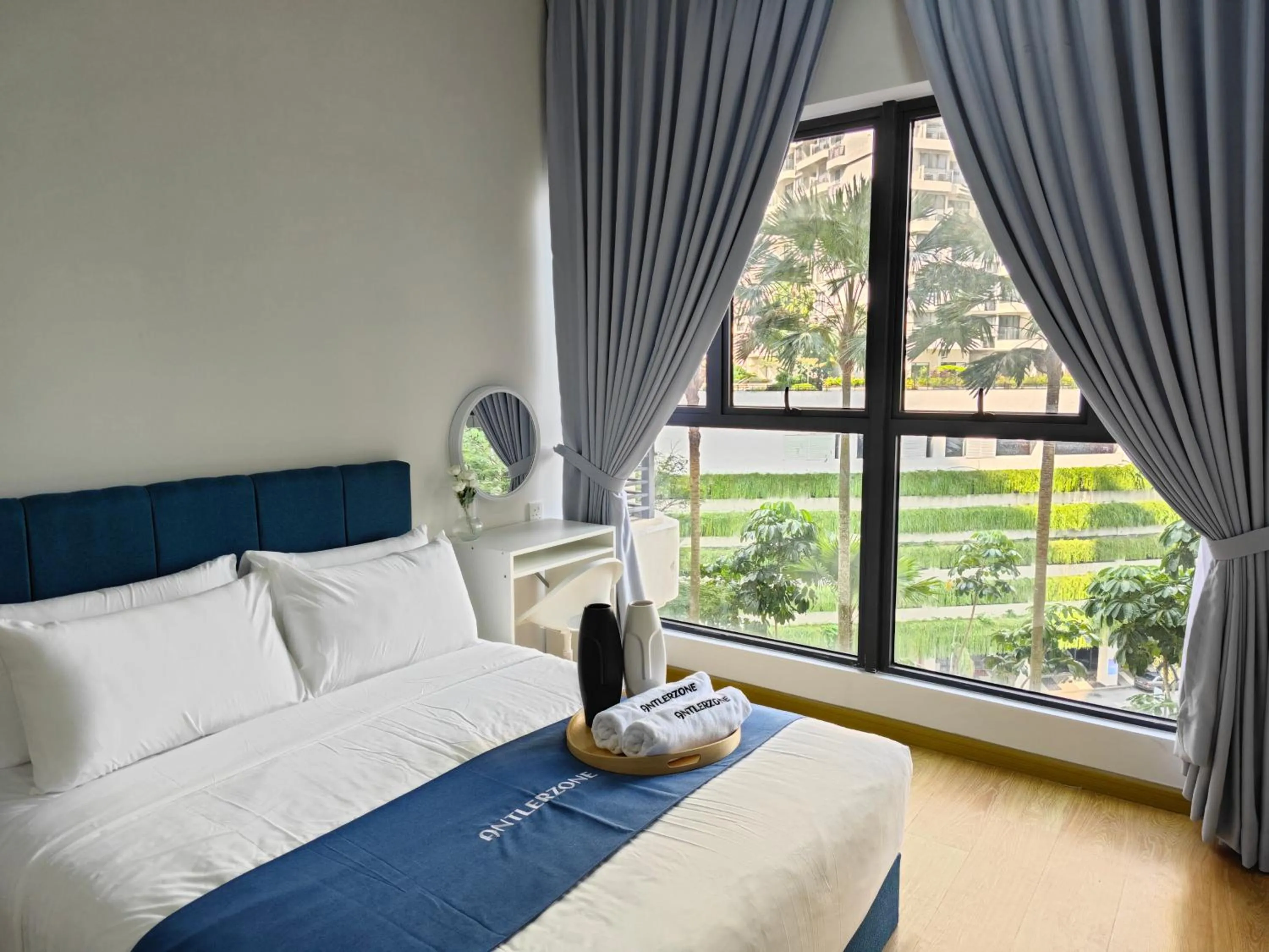 Bed in Country Garden by Antlerzone