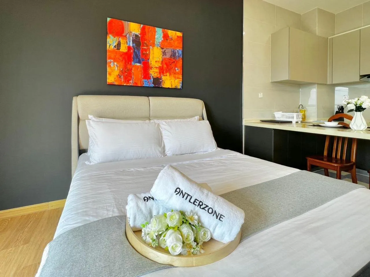 Bed in Country Garden by Antlerzone