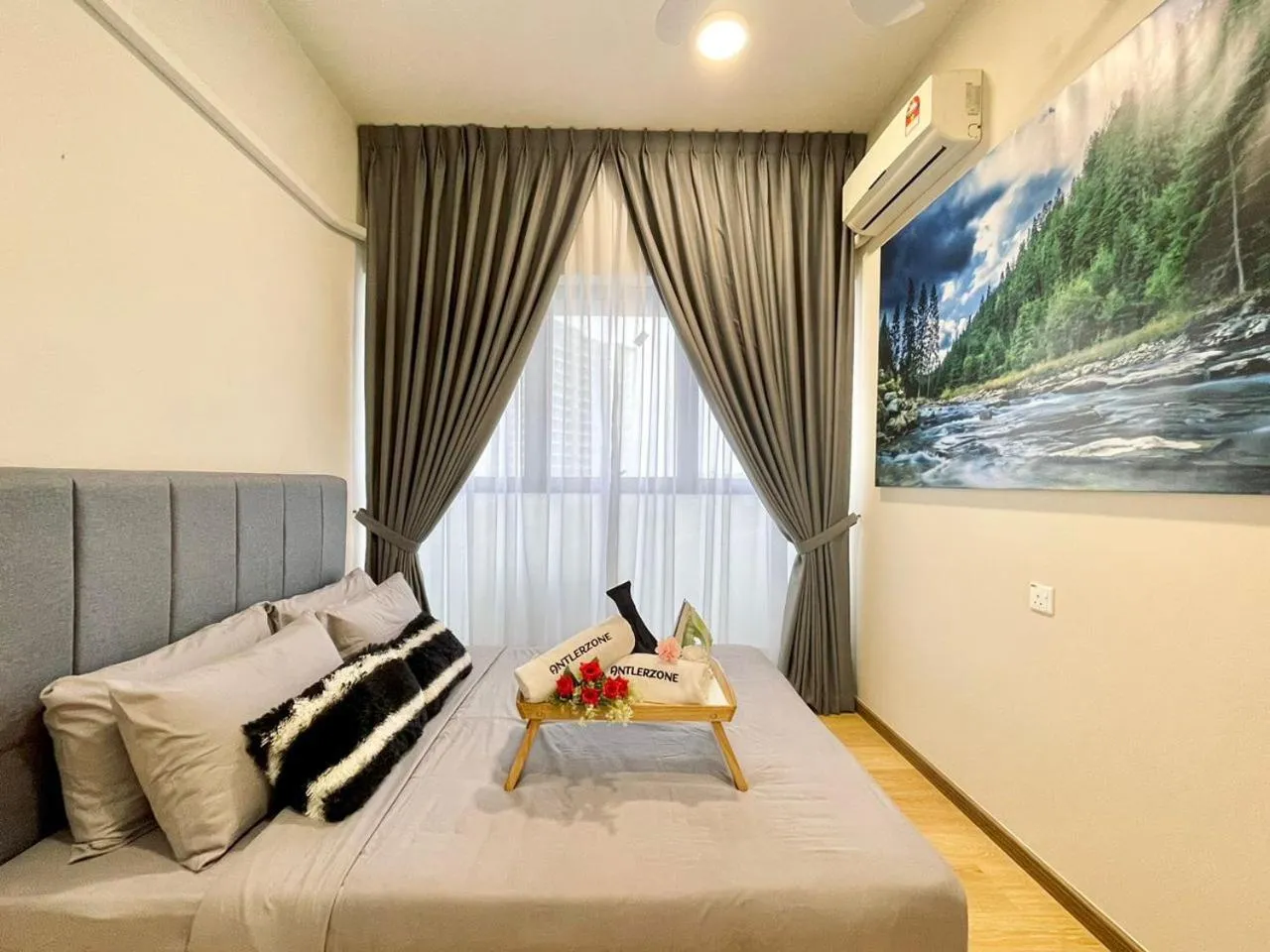 Bed in Country Garden by Antlerzone