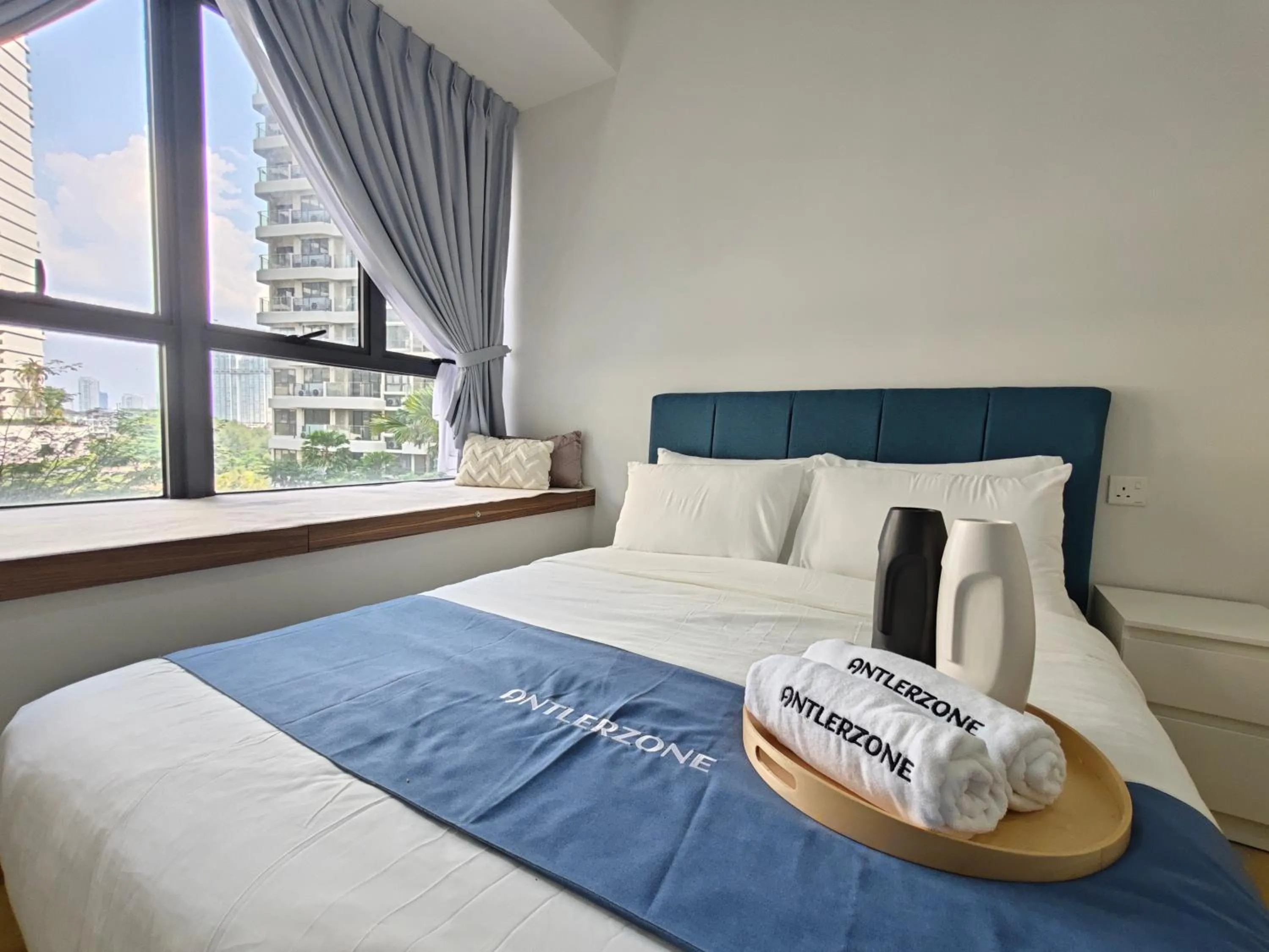 Bed in Country Garden by Antlerzone