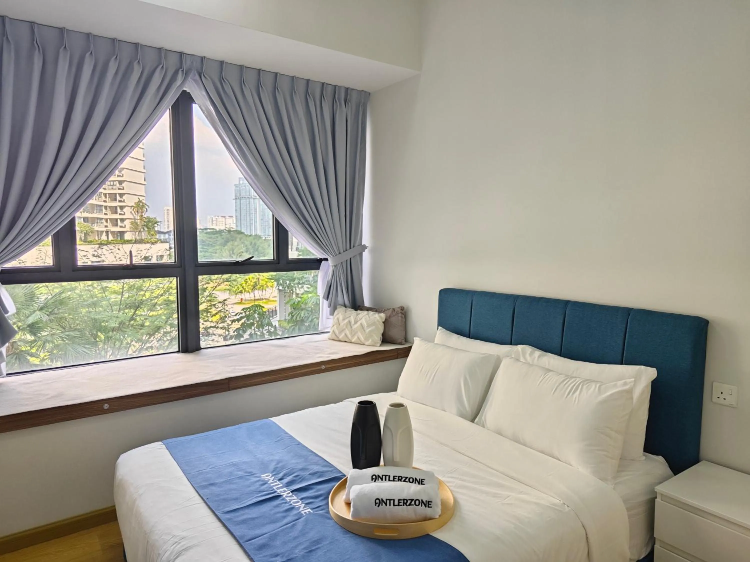 Bedroom, Bed in Country Garden by Antlerzone