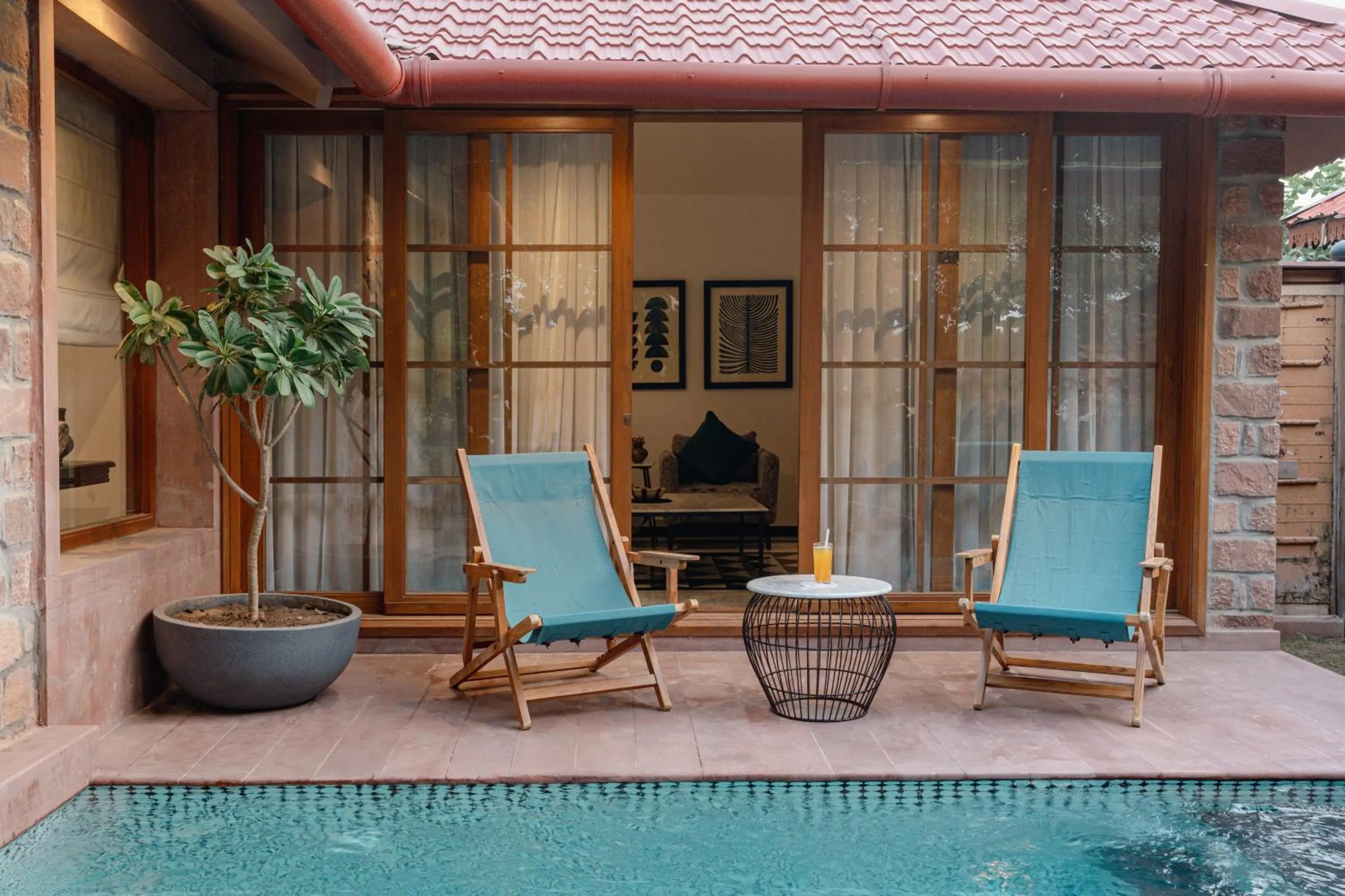 Patio in Surpura Bagh