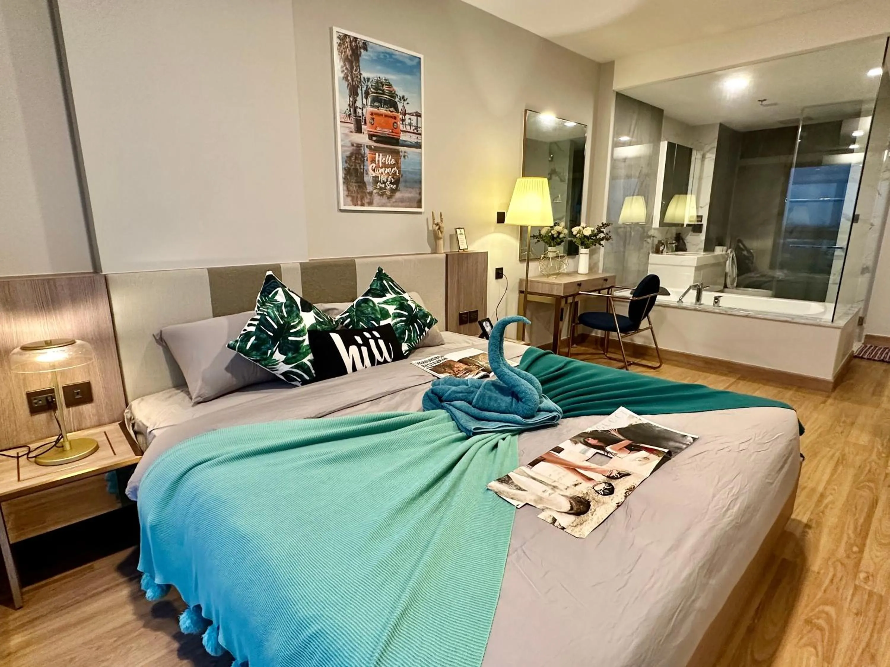 Bedroom, Bed in Astra Sky River Paronama Pool Luxury Changklan Chiang Mai