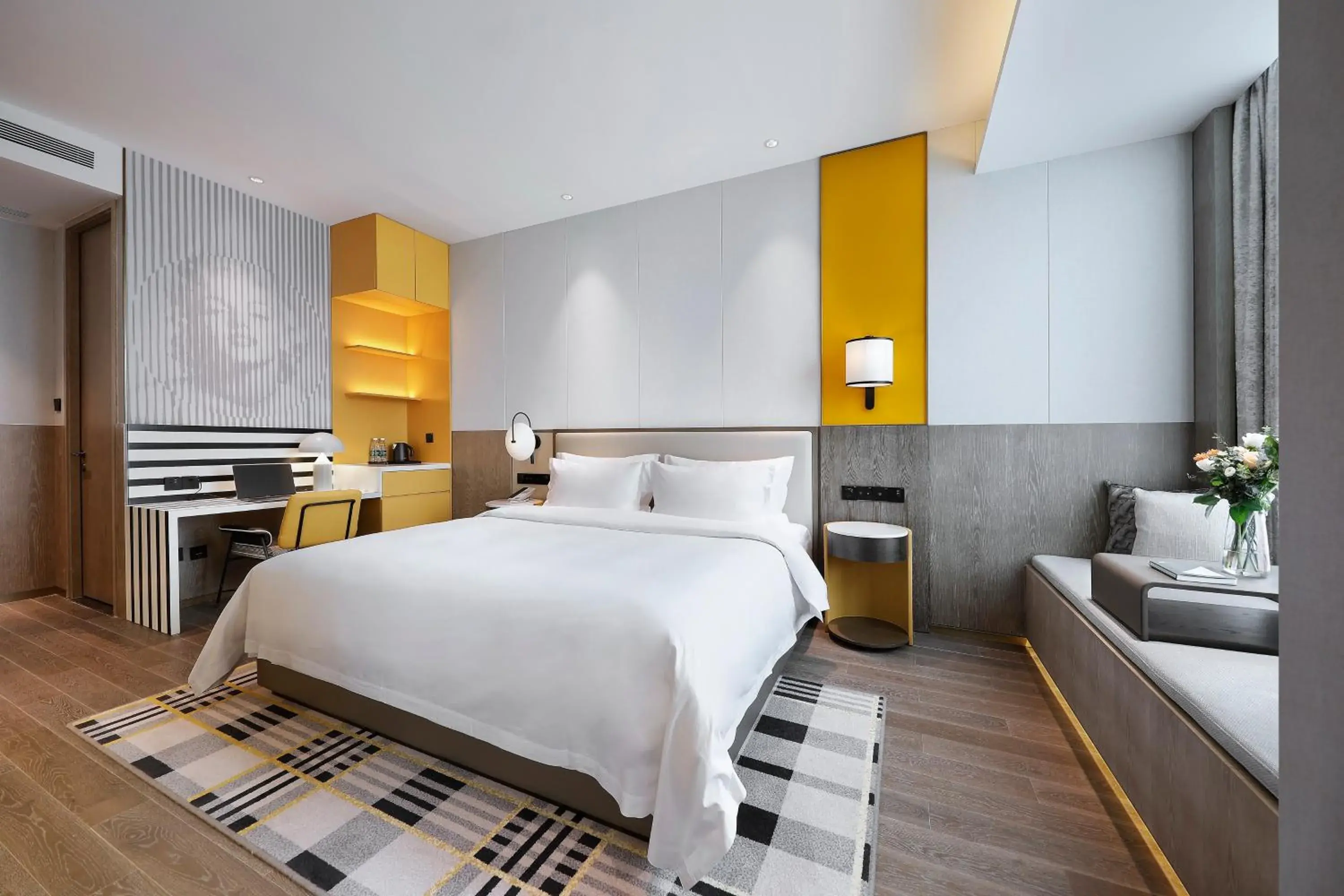 Deluxe King Room in Qingdao Oriental Studio Chuangzhi SSAW Hotel Deluxe King Room in Qingdao Oriental Studio Chuangzhi SSAW Hotel