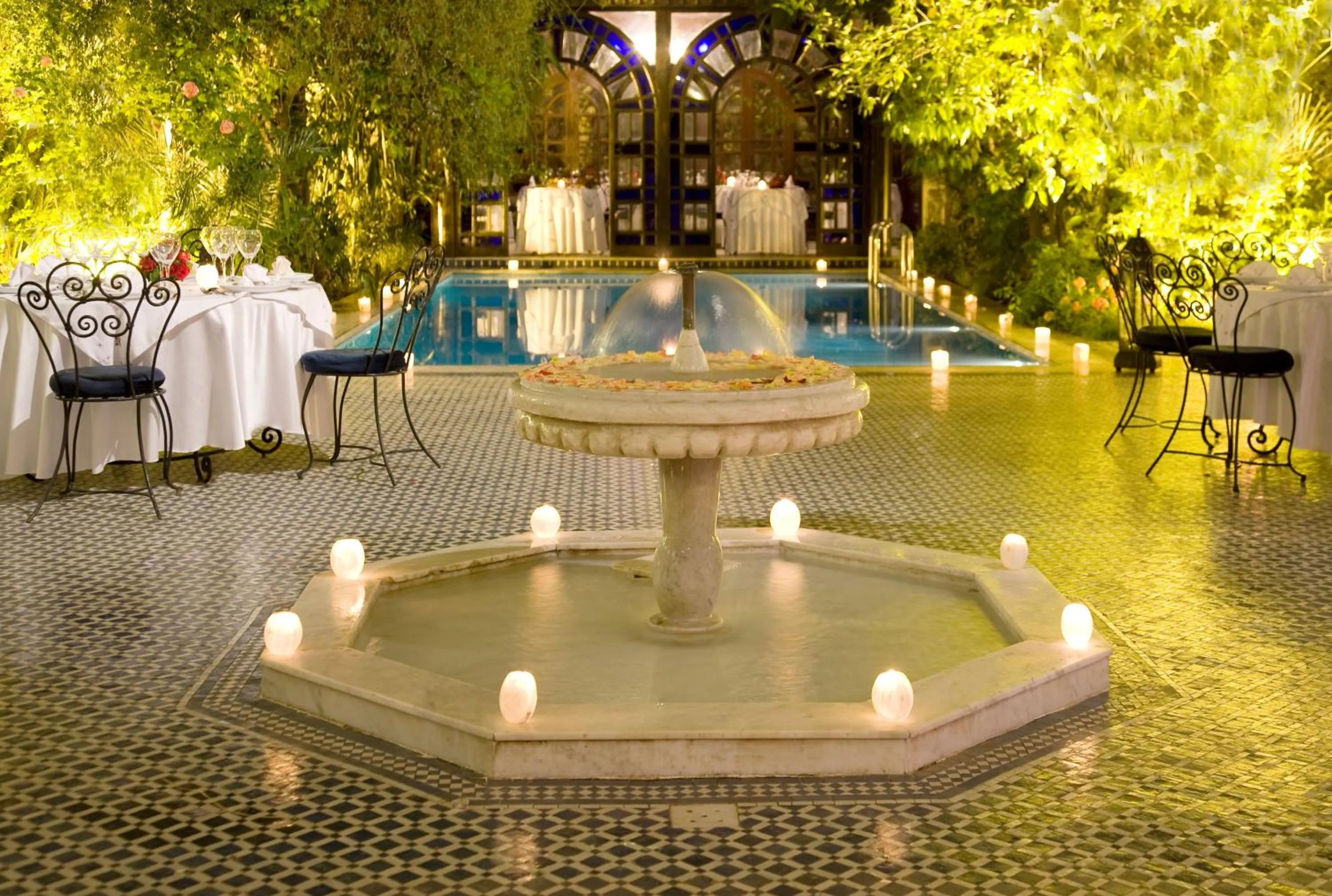Patio in Palais Shéhérazade & Spa