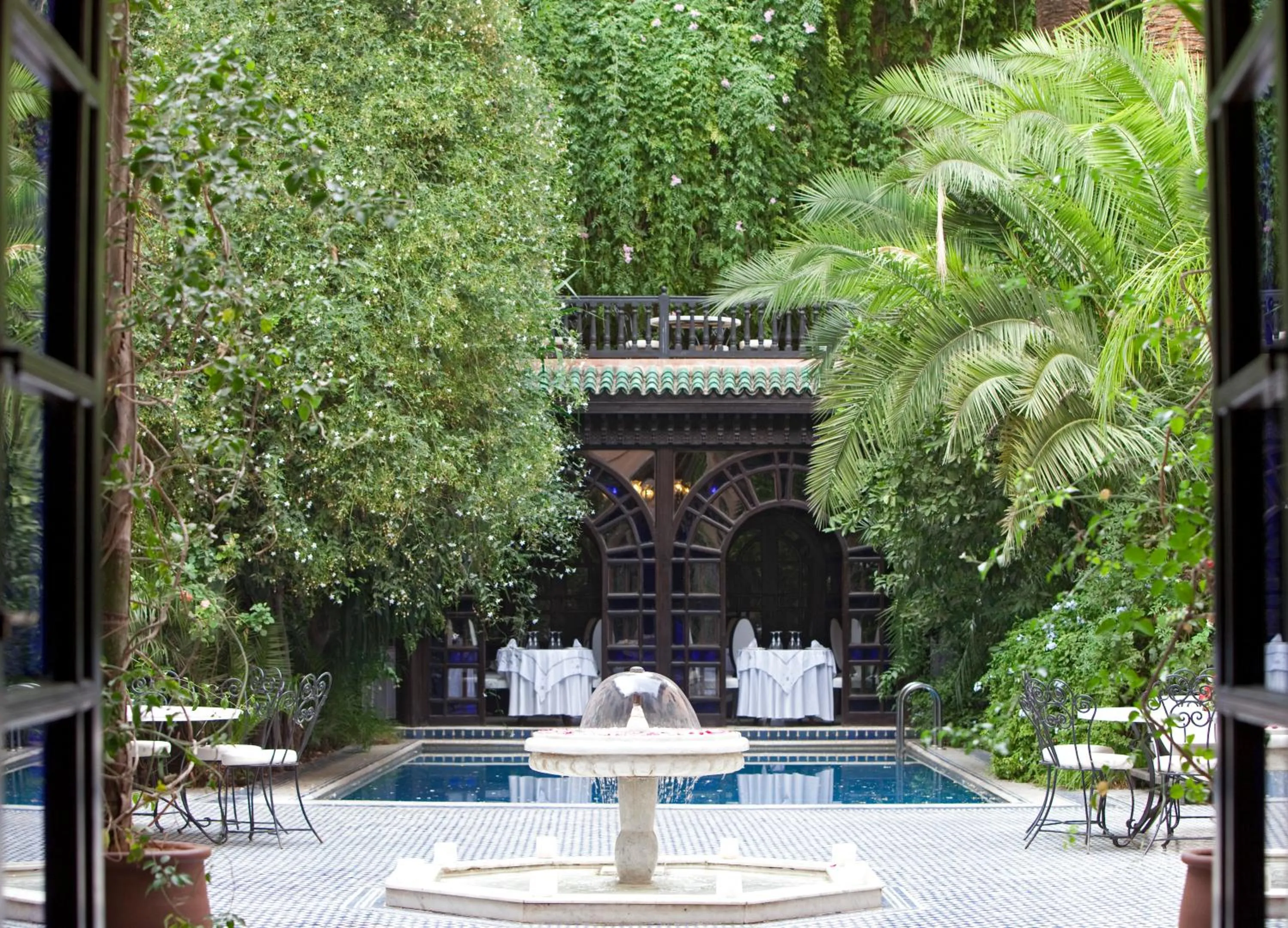 Patio in Palais Shéhérazade & Spa