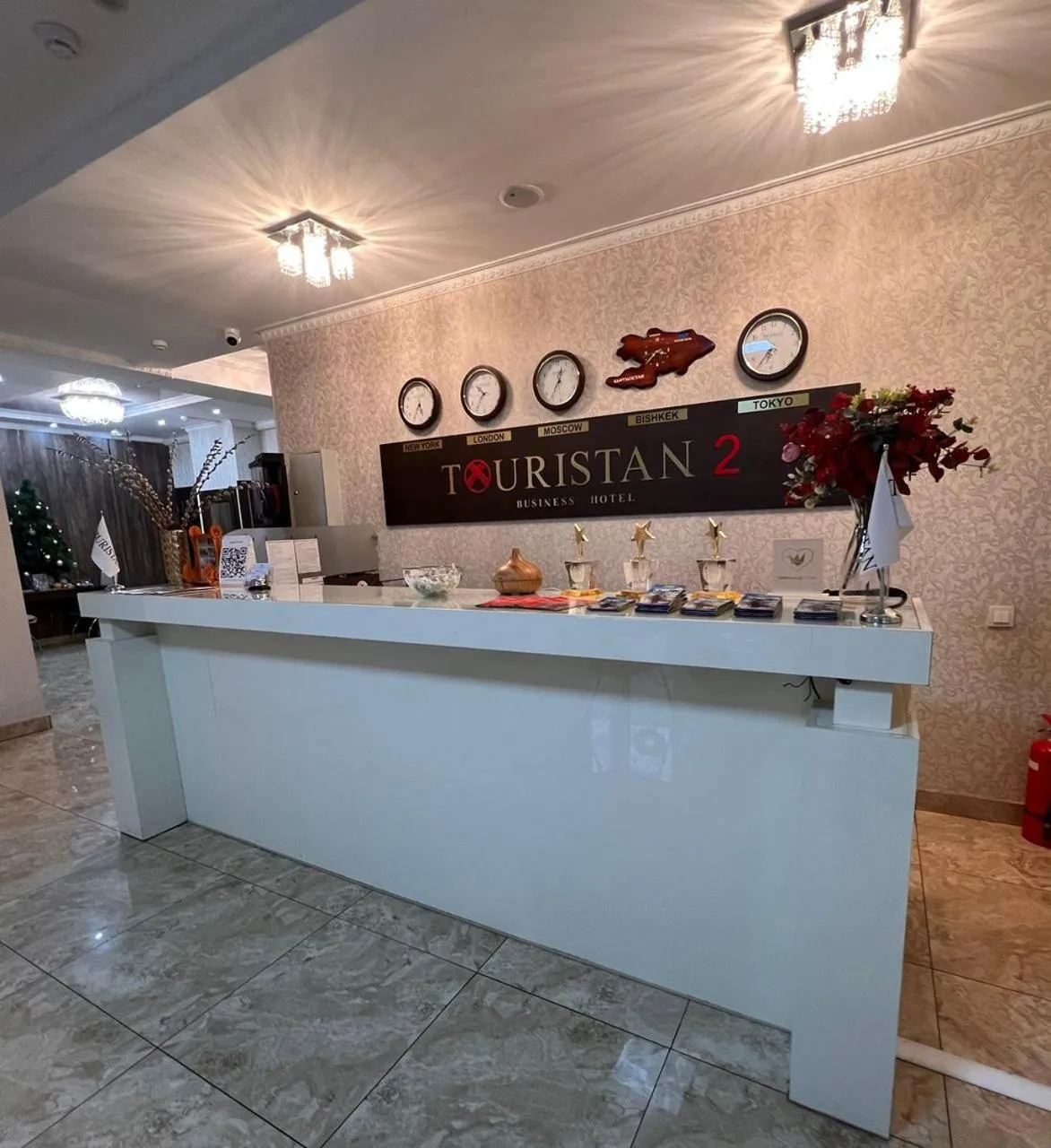 Property building in Hotel Touristan Bishkek