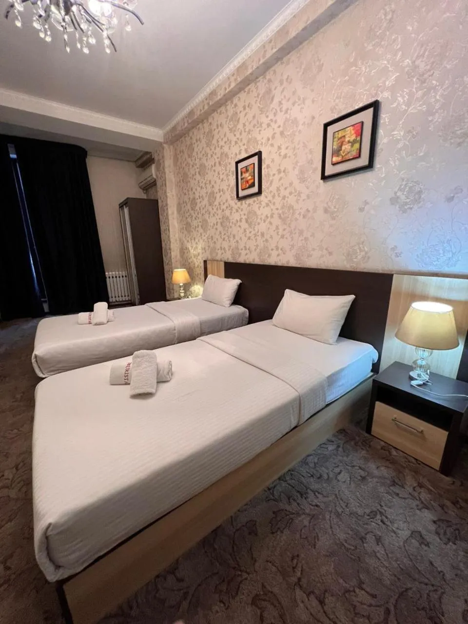 Bed in Hotel Touristan Bishkek