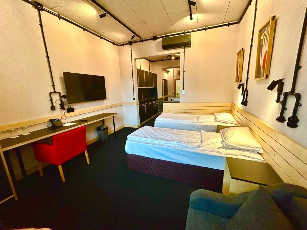 Bed in Art Hotel 158