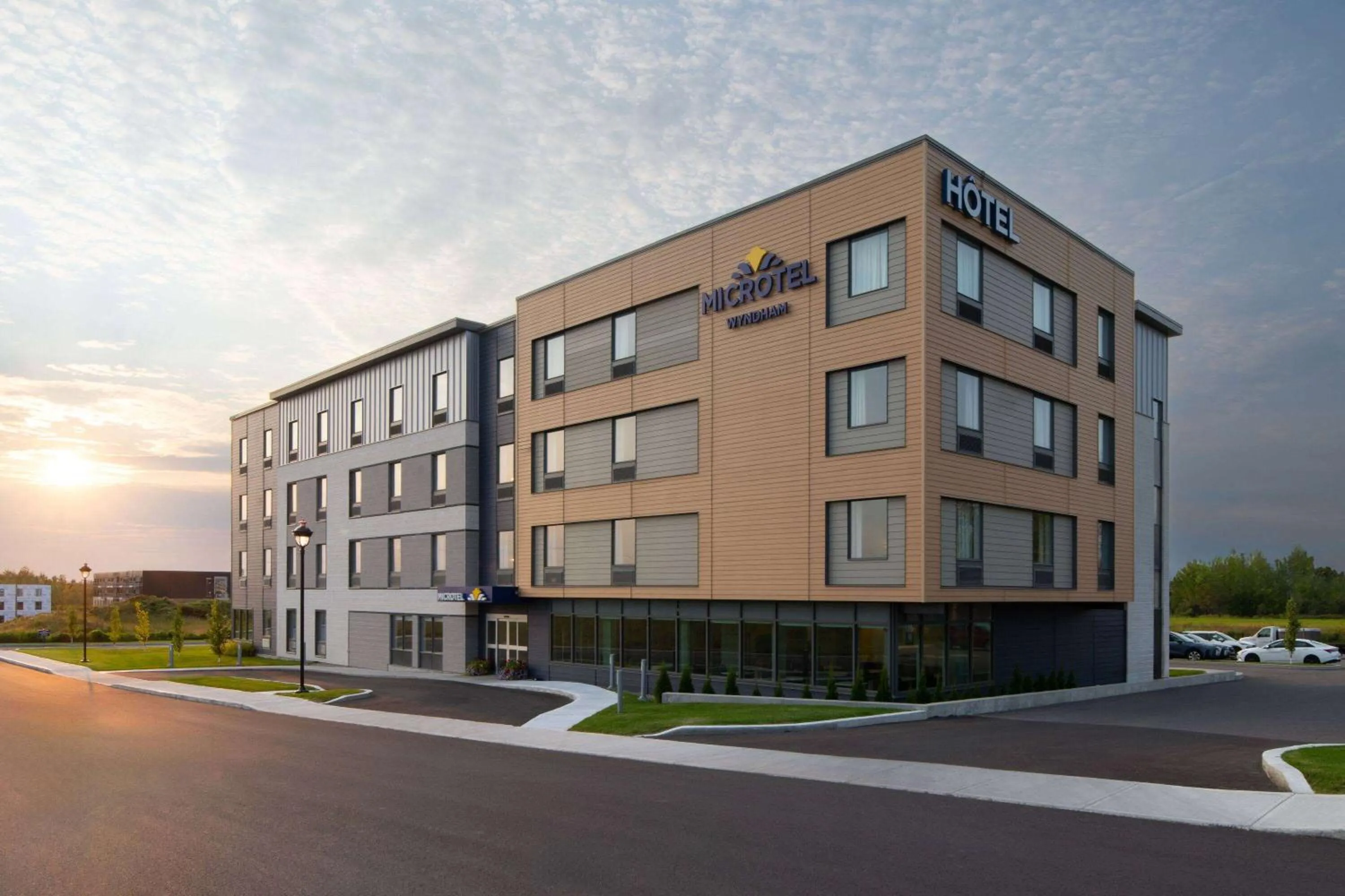 Property building in Microtel Inn & Suites by Wyndham Lachute